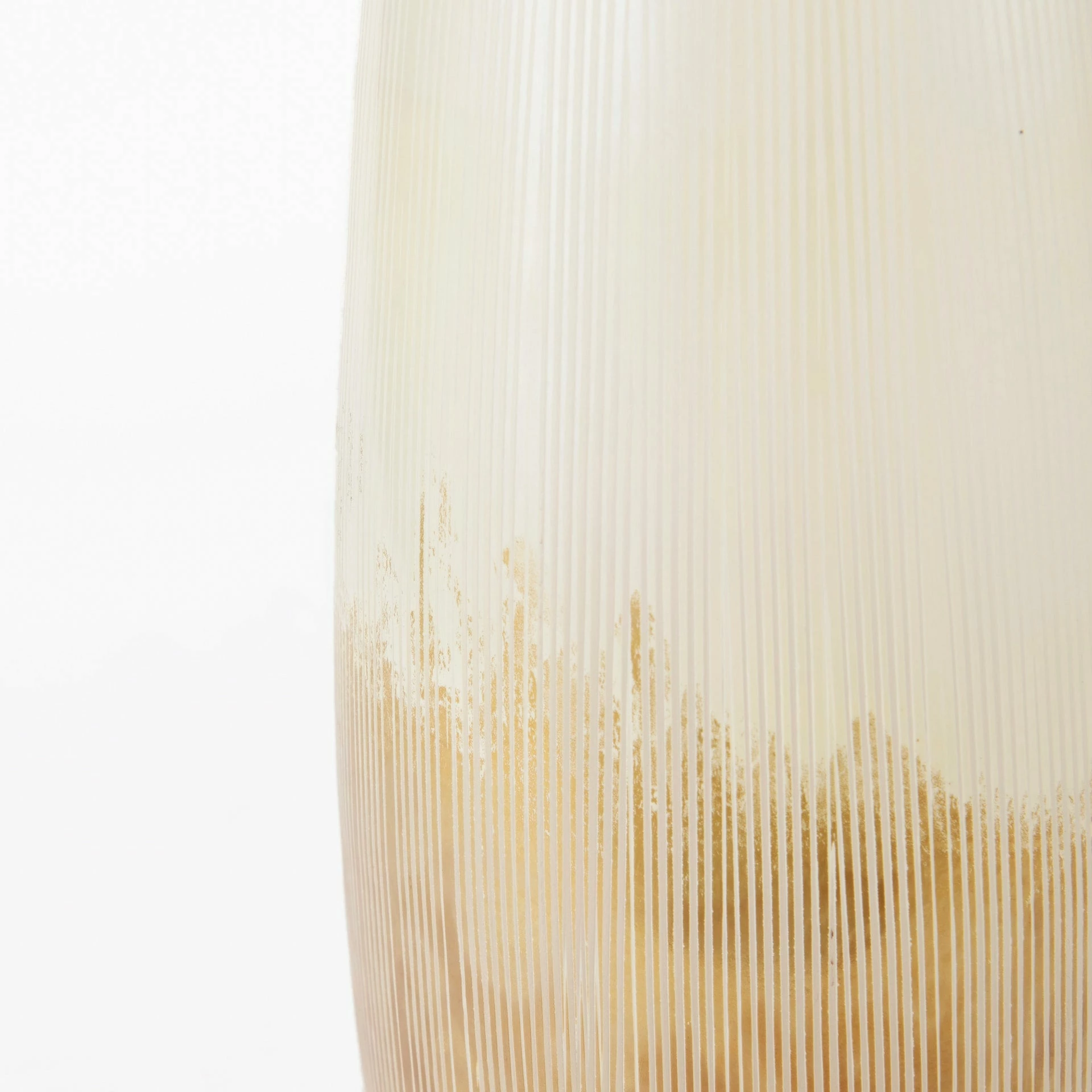 Best Sale ✔️ Mercana Agnetha 5.5L X 5.5W X 14.1H Gold/Cream Ombre Glass Vase ✨ - Image 5
