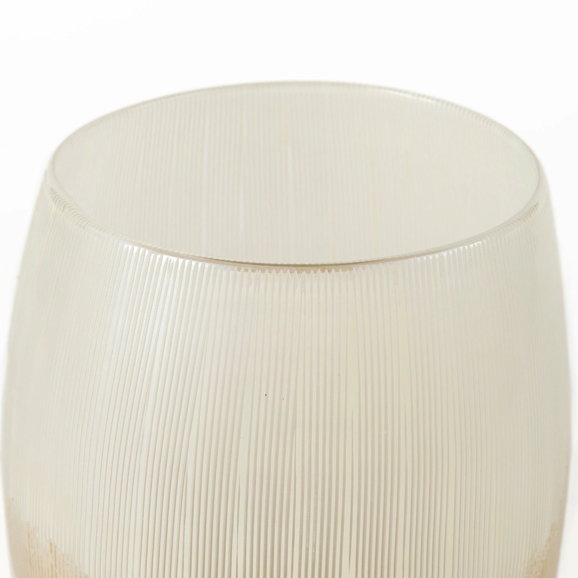 Best Sale ✔️ Mercana Agnetha 5.5L X 5.5W X 14.1H Gold/Cream Ombre Glass Vase ✨ - Image 8