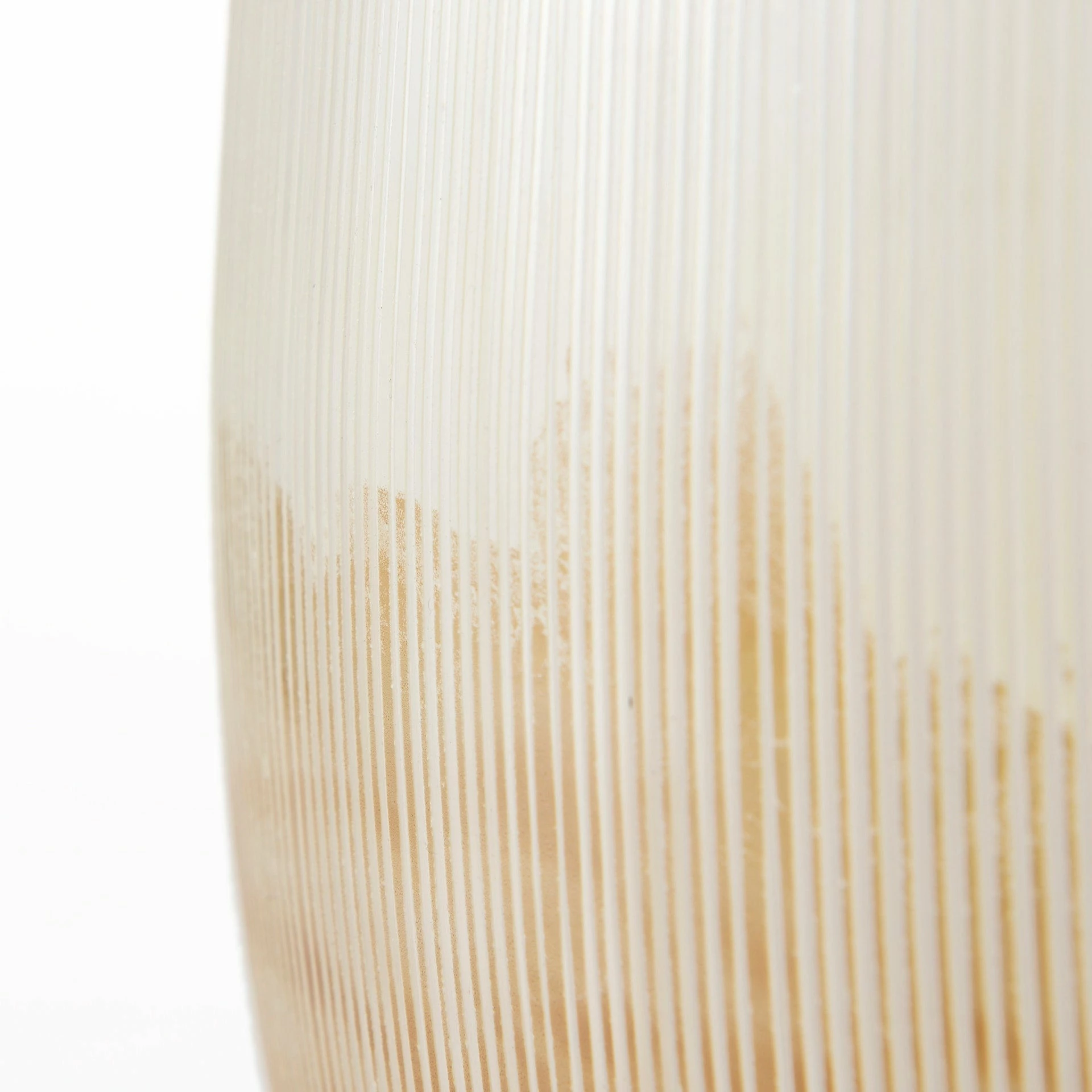 Best Sale ✔️ Mercana Agnetha 5.5L X 5.5W X 14.1H Gold/Cream Ombre Glass Vase ✨ - Image 10