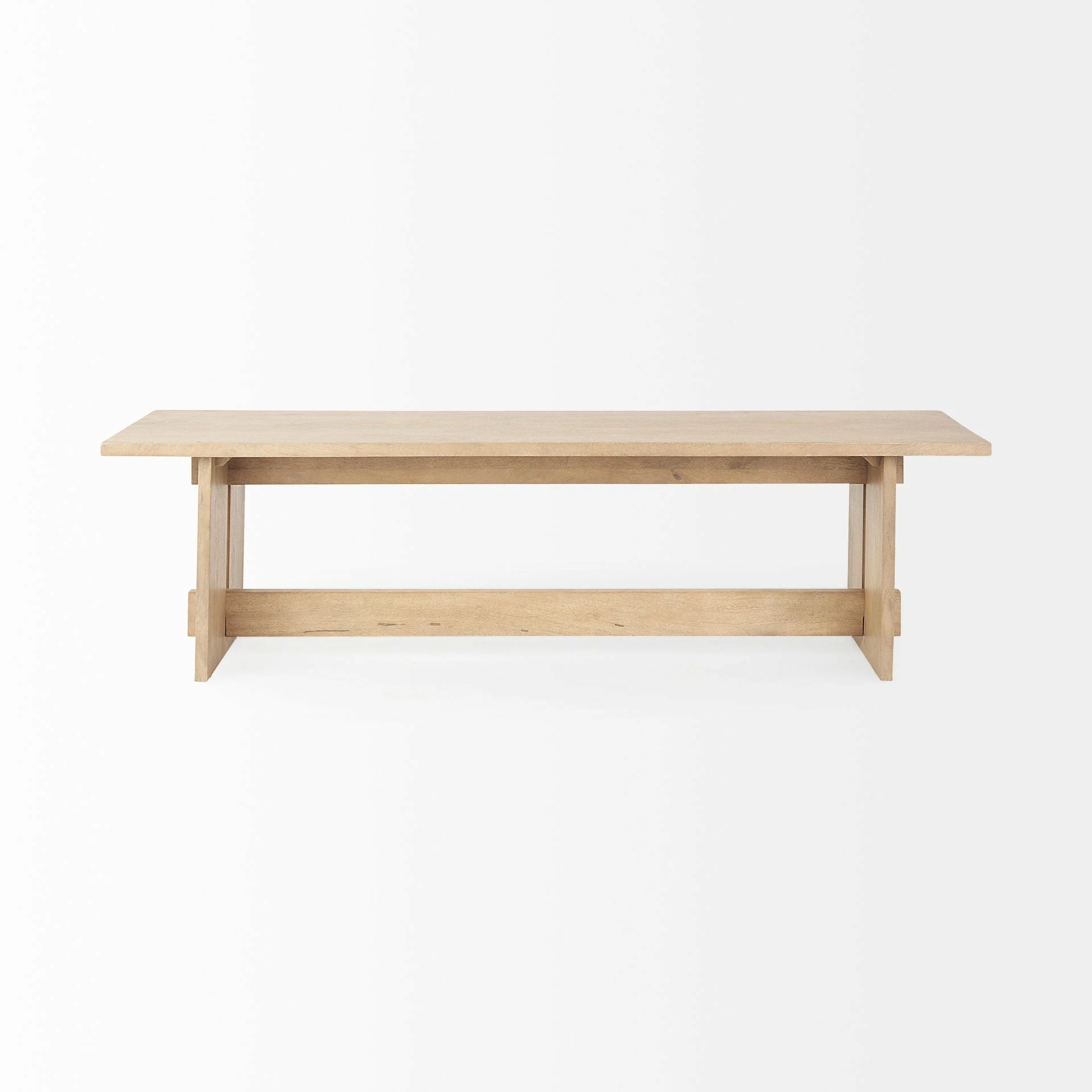 Outlet π Mercana Aida Light Brown Wood Dining Bench βοΈ - Image 14