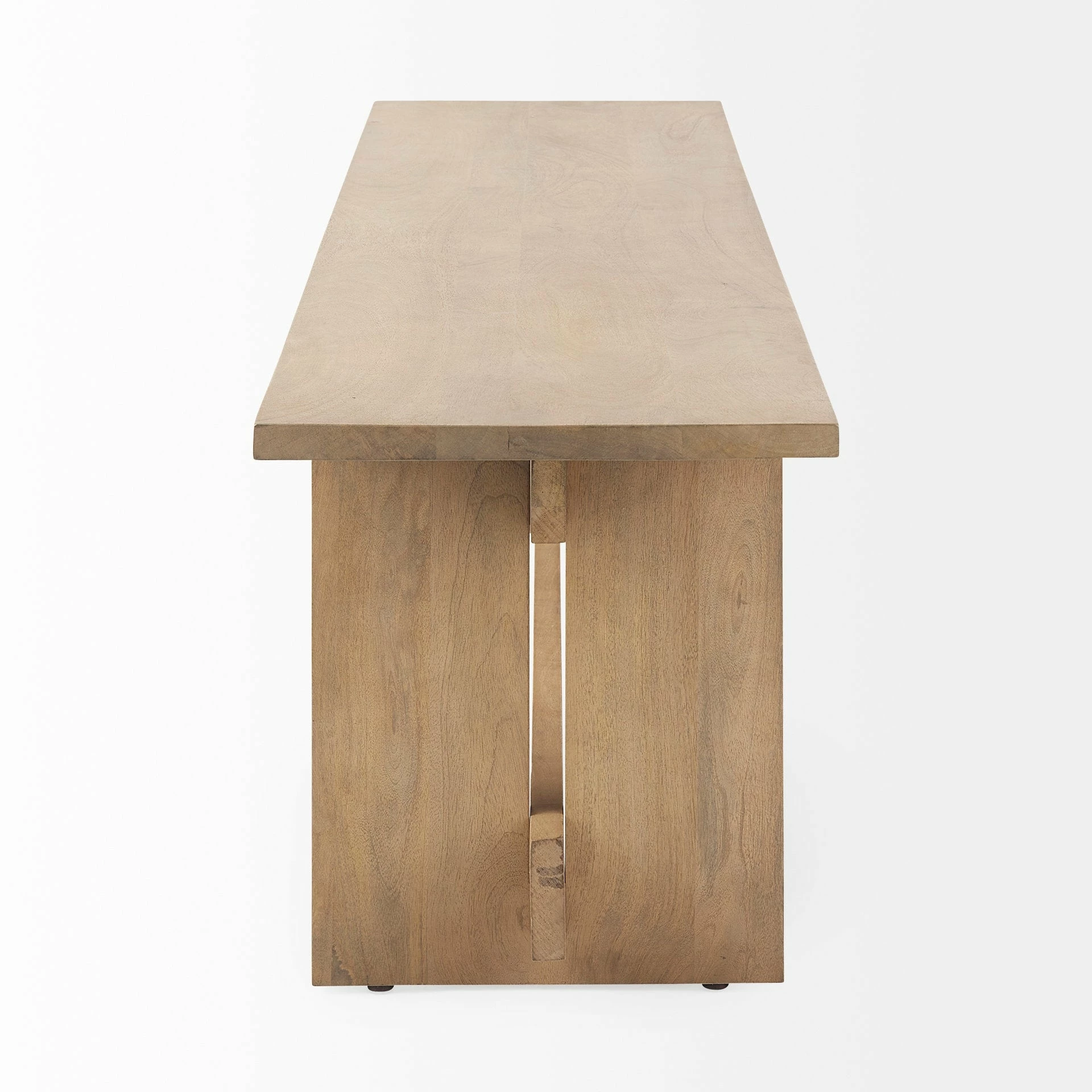 Outlet π Mercana Aida Light Brown Wood Dining Bench βοΈ - Image 15