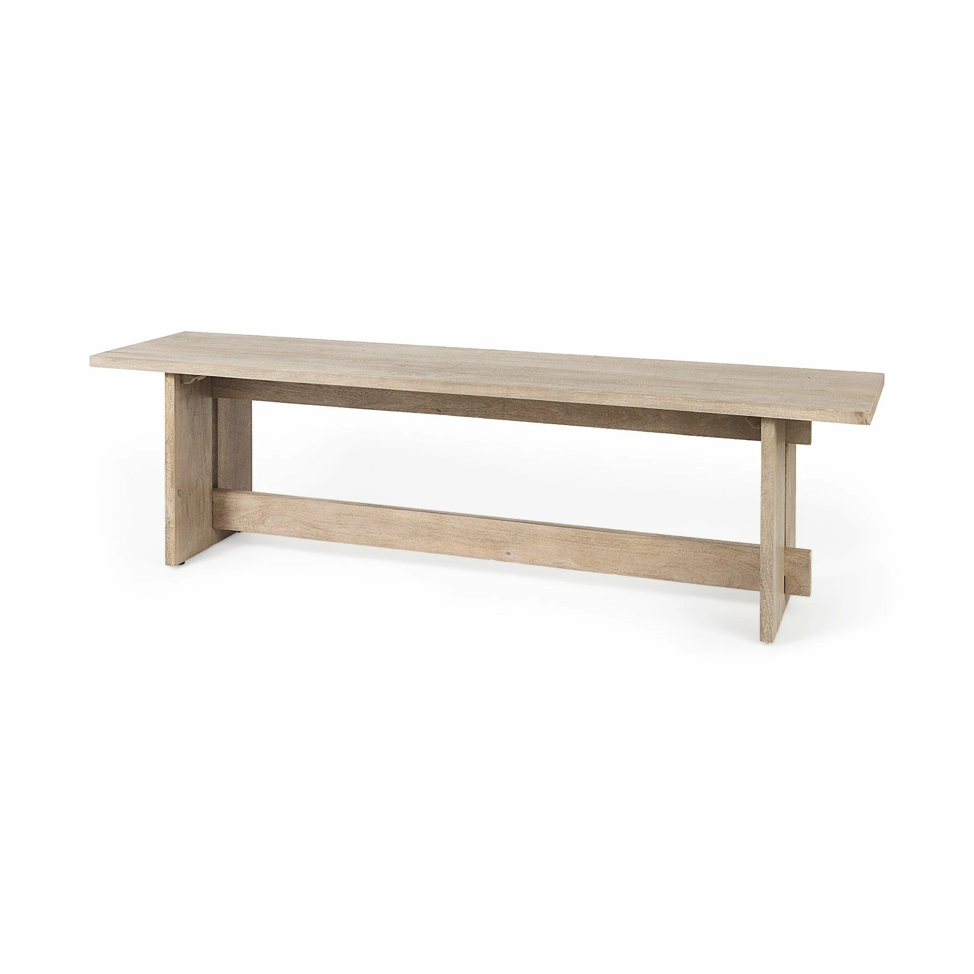 Outlet π Mercana Aida Light Brown Wood Dining Bench βοΈ