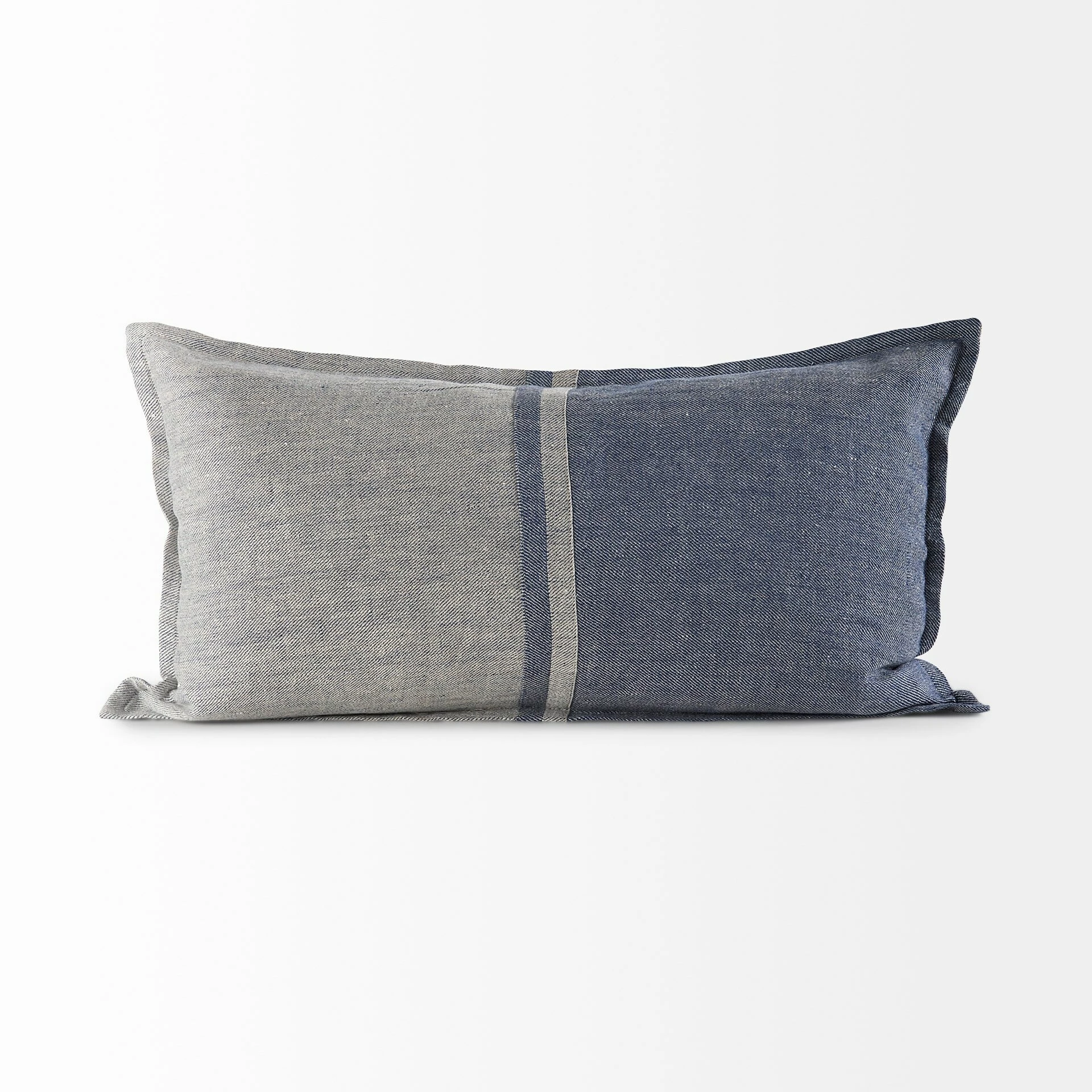 Promo โค๏ธ Mercana Aubrielle Gray & Blue Fabric Pillow Cover ๐ - Image 4