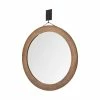 Best reviews of 😍 Mercana Avram 43.5" Round Brown Wood Frame Mirror - 43.5L X 1.8W X 43.5H 🛒
