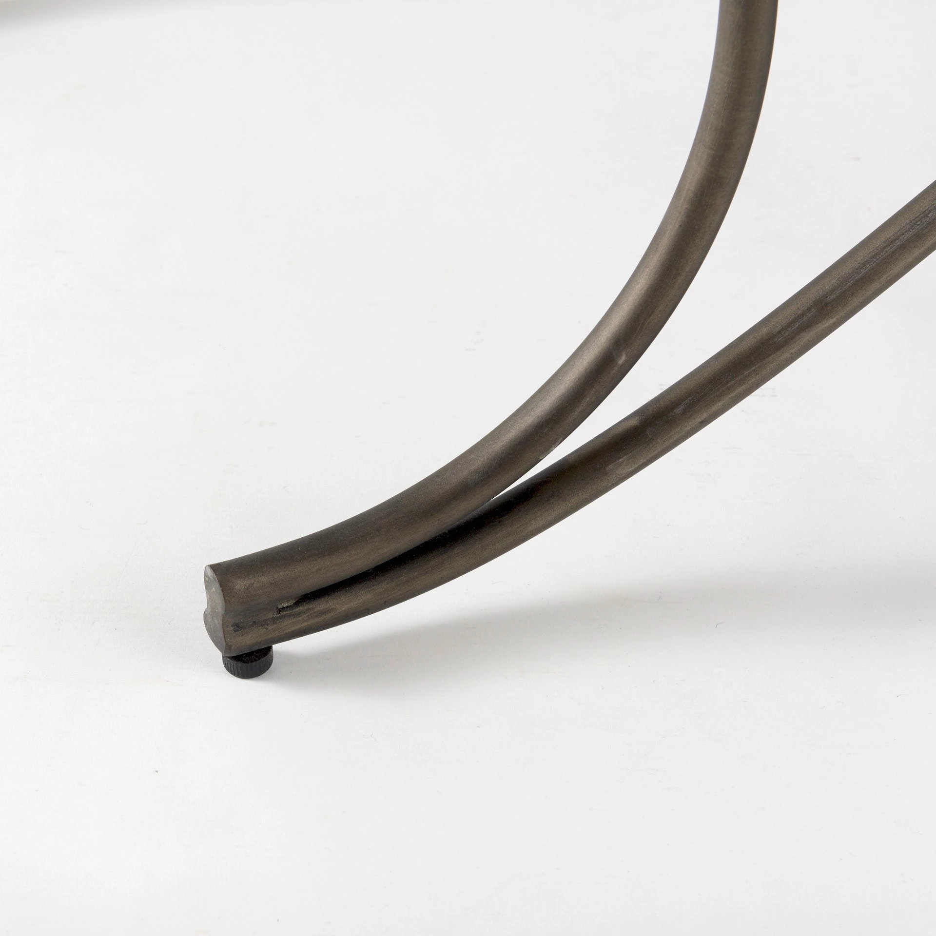 Best Sale π Mercana Ayla Gray Fabric Seat W/ Dark Nickel Metal Frame Bench Dark Gray π - Image 8