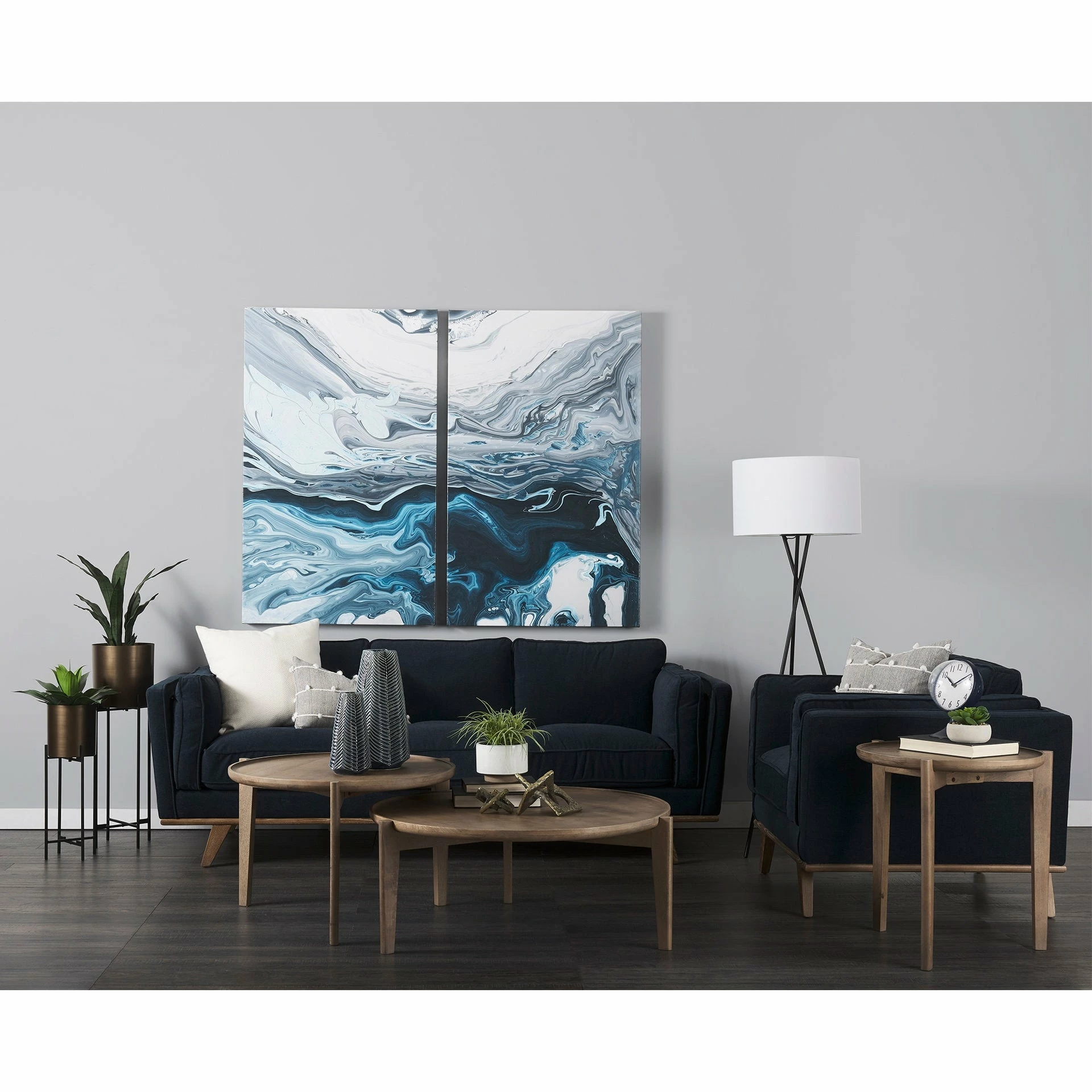 Cheapest ๐ Mercana Bashir I Small Dark Navy Gloss Ceramic Vase ๐ - Image 7