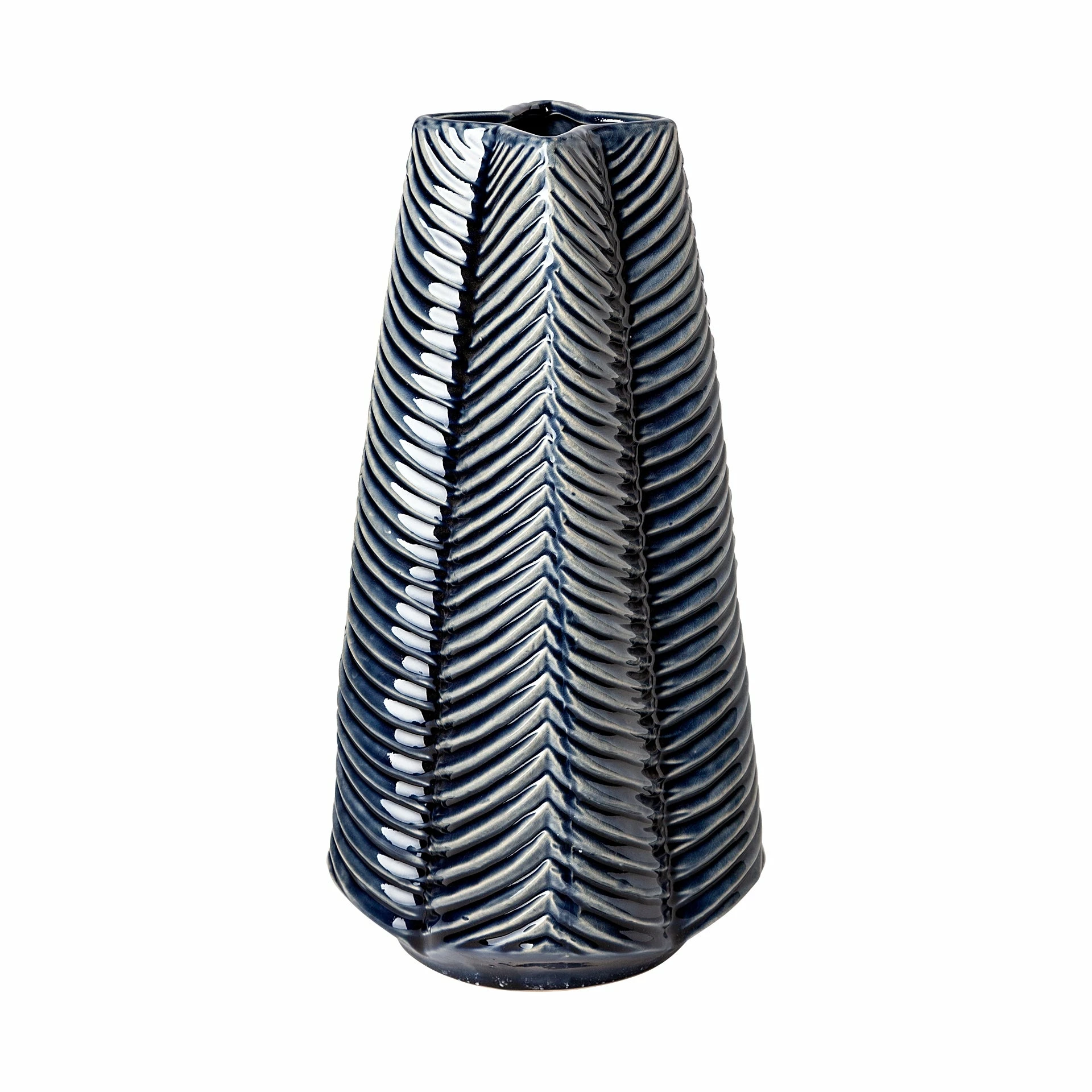 Cheapest ๐ Mercana Bashir I Small Dark Navy Gloss Ceramic Vase ๐ - Image 8