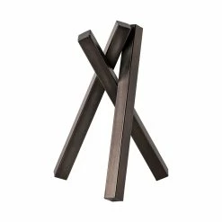 Cheapest 🛒 Mercana Bastian (Large) 9L X 8W Black Metal Abstract Object 🛒