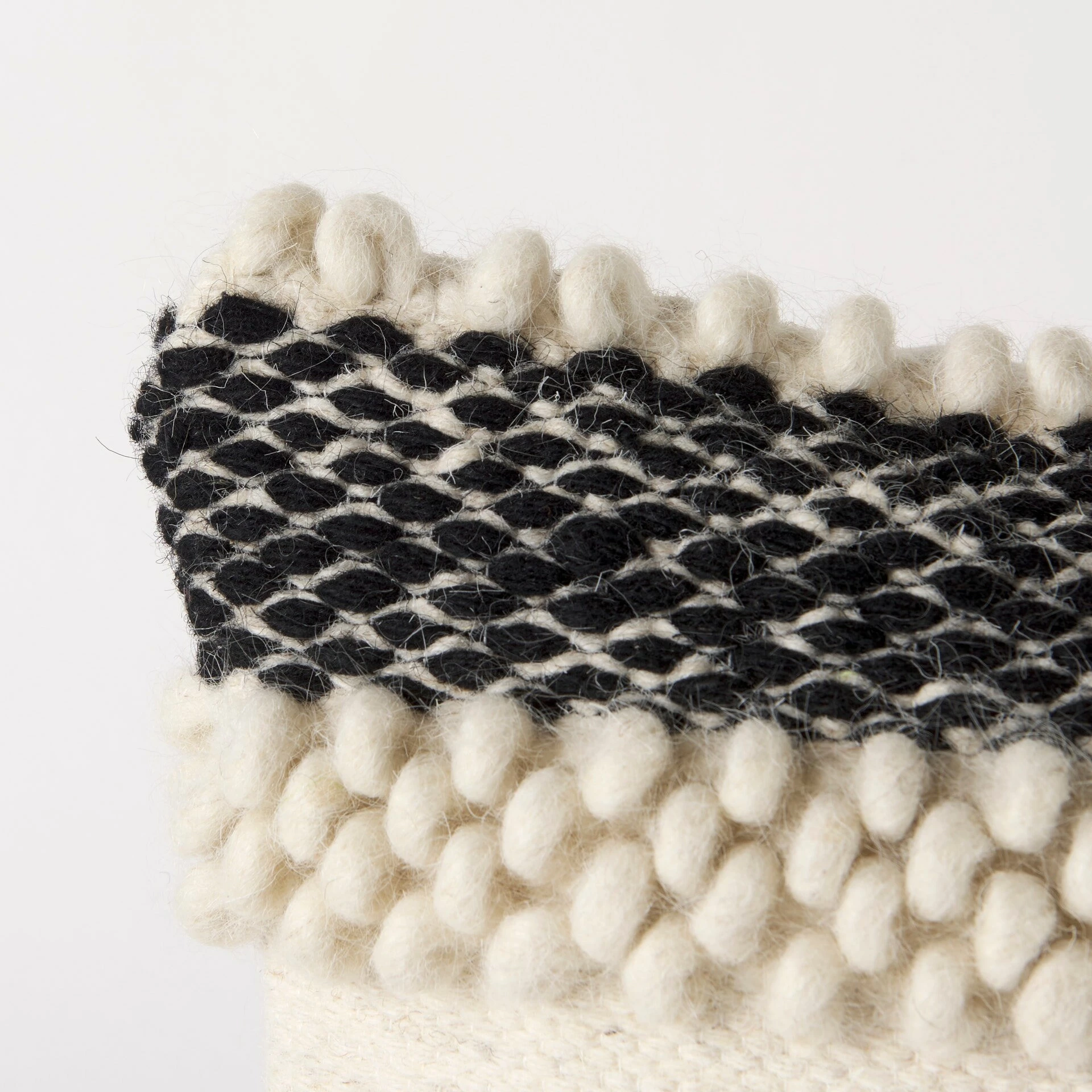 Outlet π Mercana Beardell Cream & Black W/ Tassels Decorative Pillow Cover π - Image 6