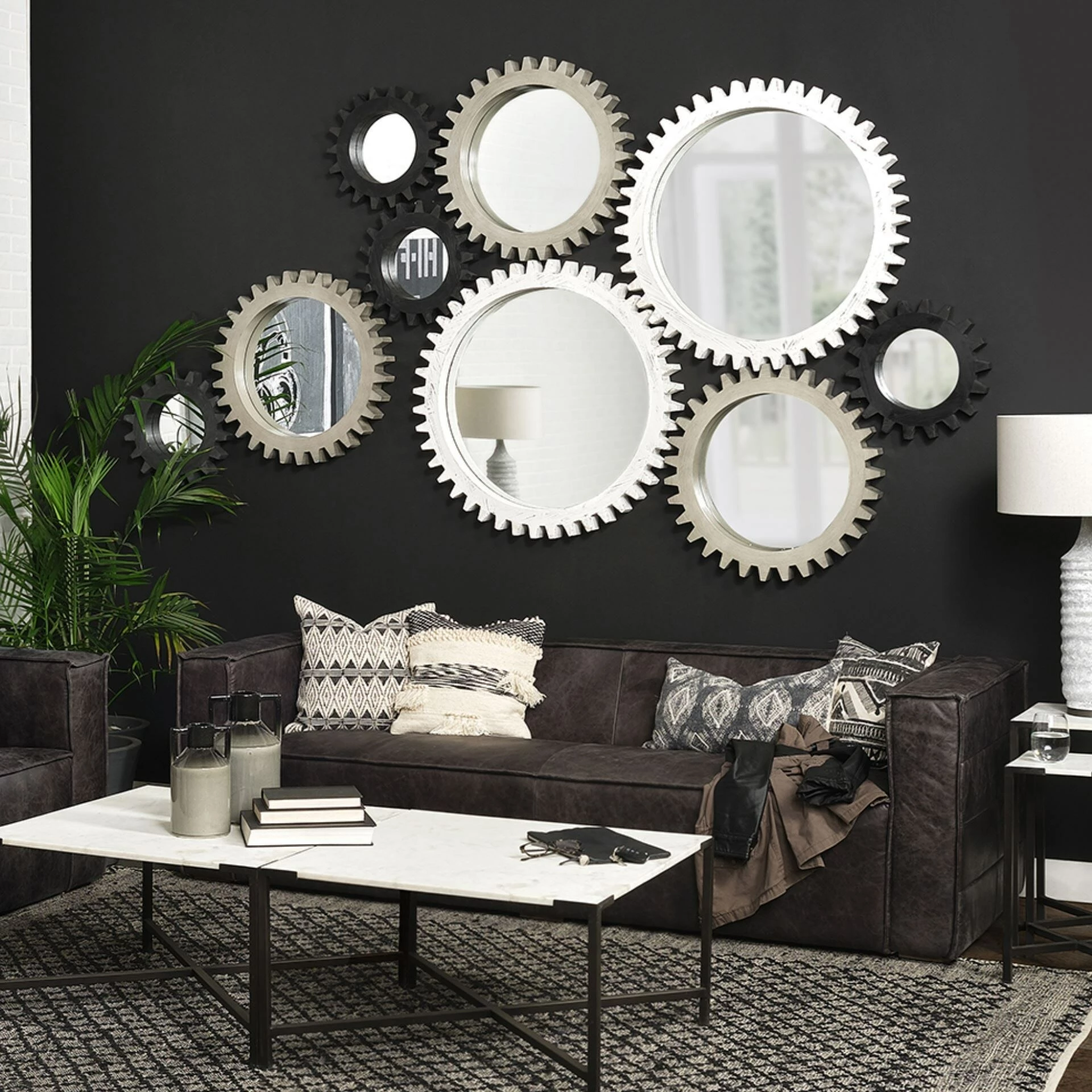 Outlet π Mercana Beardell Cream & Black W/ Tassels Decorative Pillow Cover π - Image 9