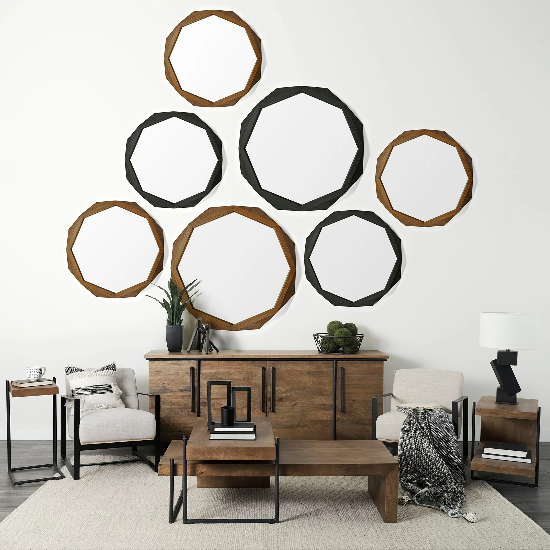 Outlet π Mercana Beardell Cream & Black W/ Tassels Decorative Pillow Cover π - Image 10