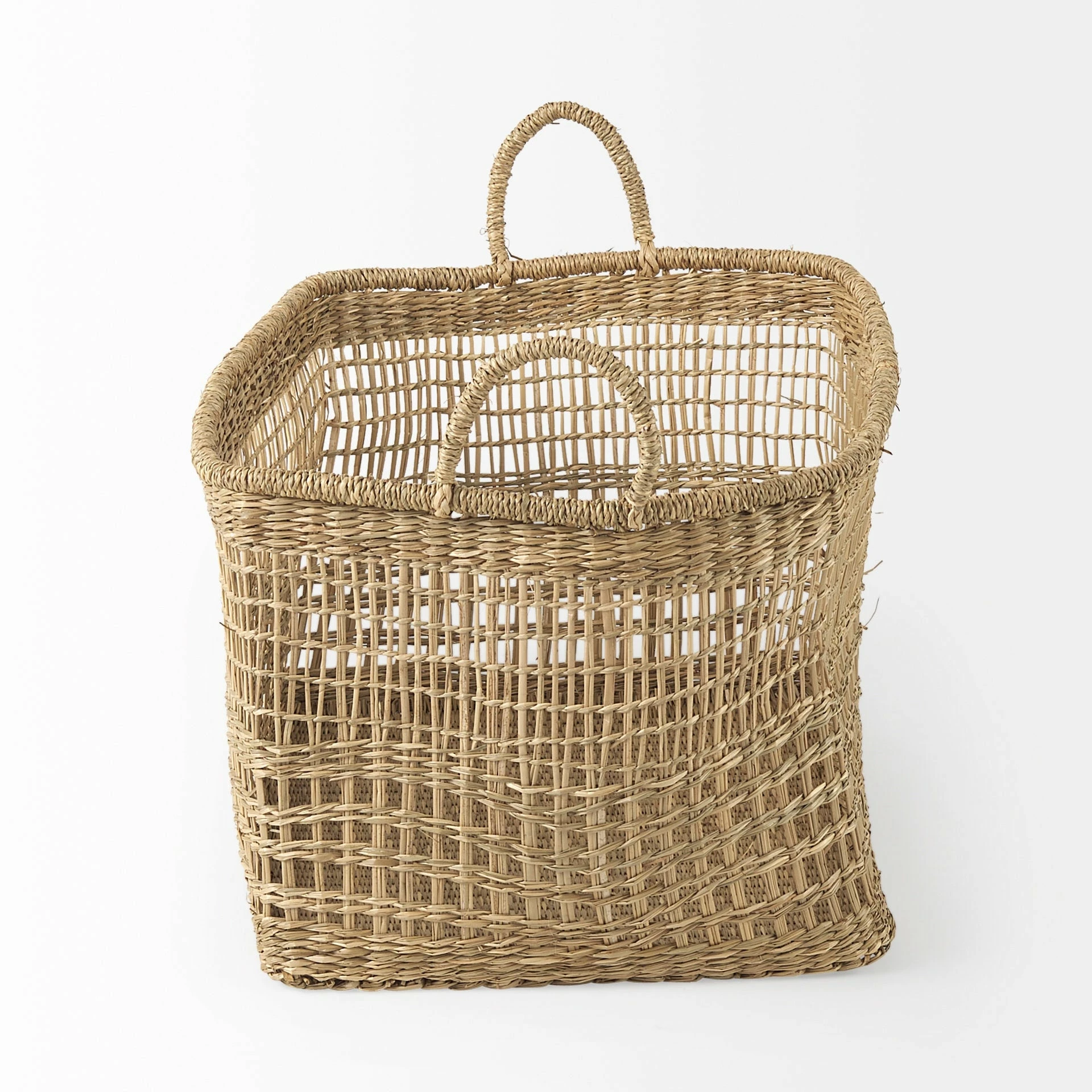 Brand new π₯ Mercana Bellisa 18.5L X 14.6W X 11.0H (Set Of 2) Medium Brown Seagrass Rectangular Basket W/ Handles π - Image 3