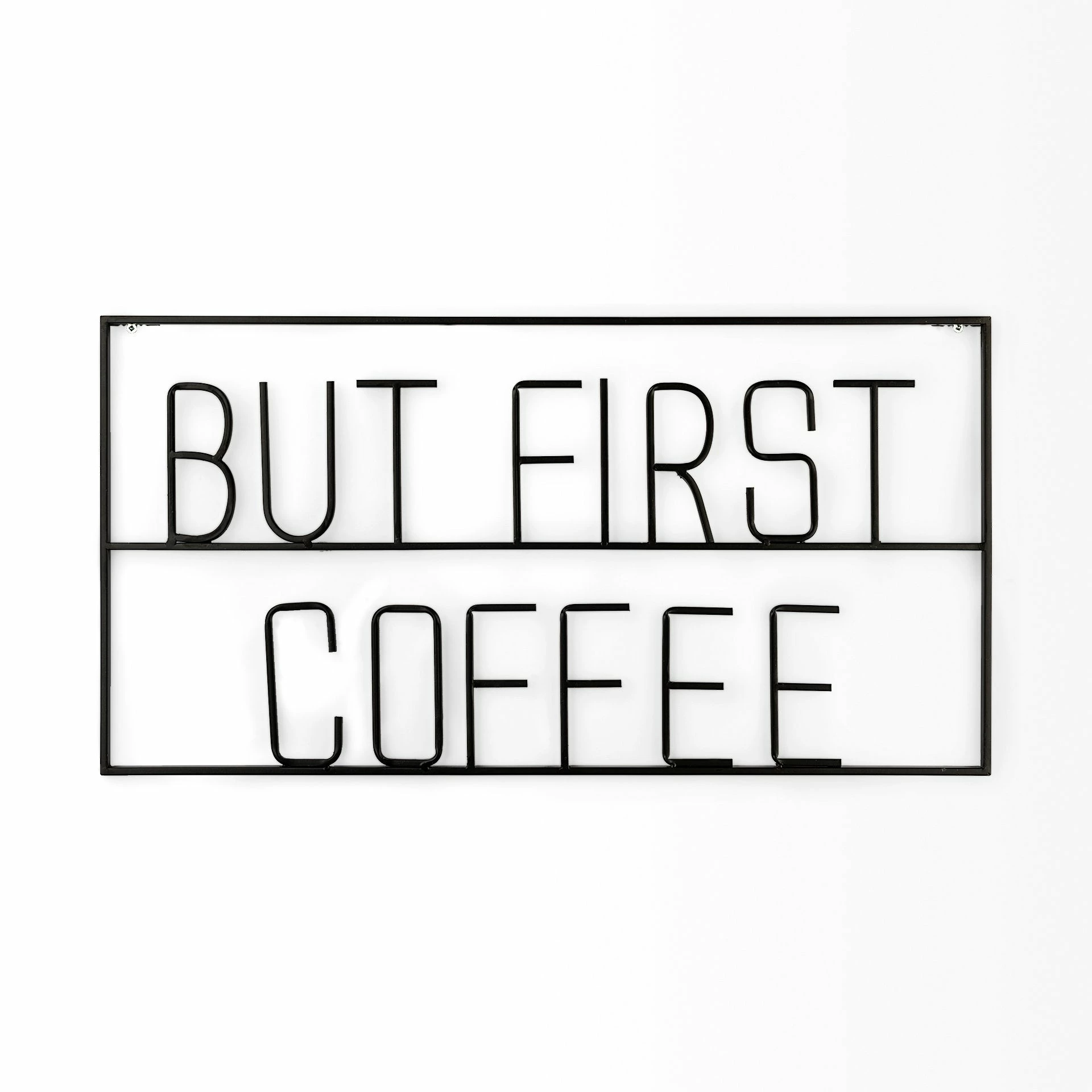 Coupon ๐ Mercana But First Coffee Black Metal Sign ๐ - Image 2