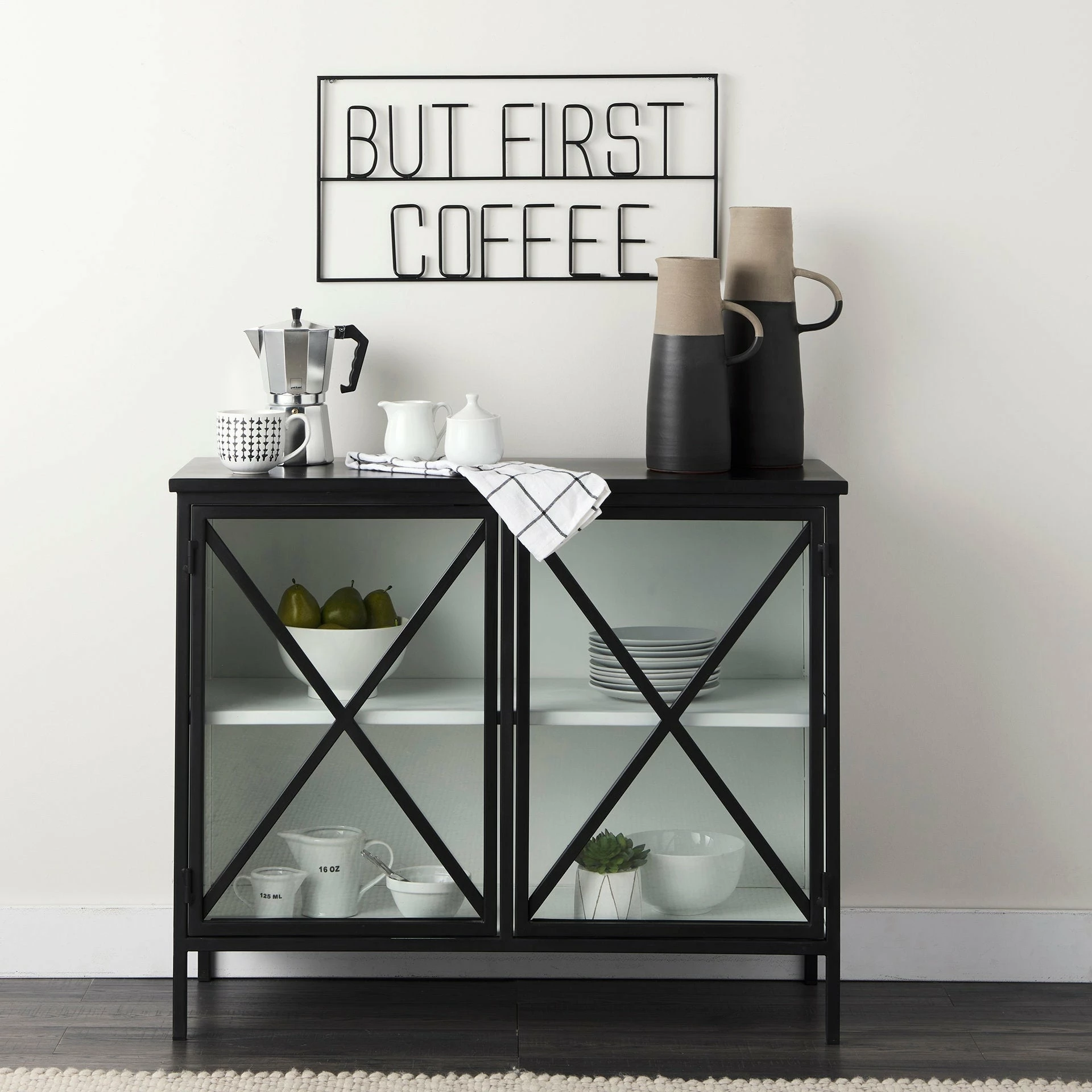 Coupon ๐ Mercana But First Coffee Black Metal Sign ๐ - Image 5