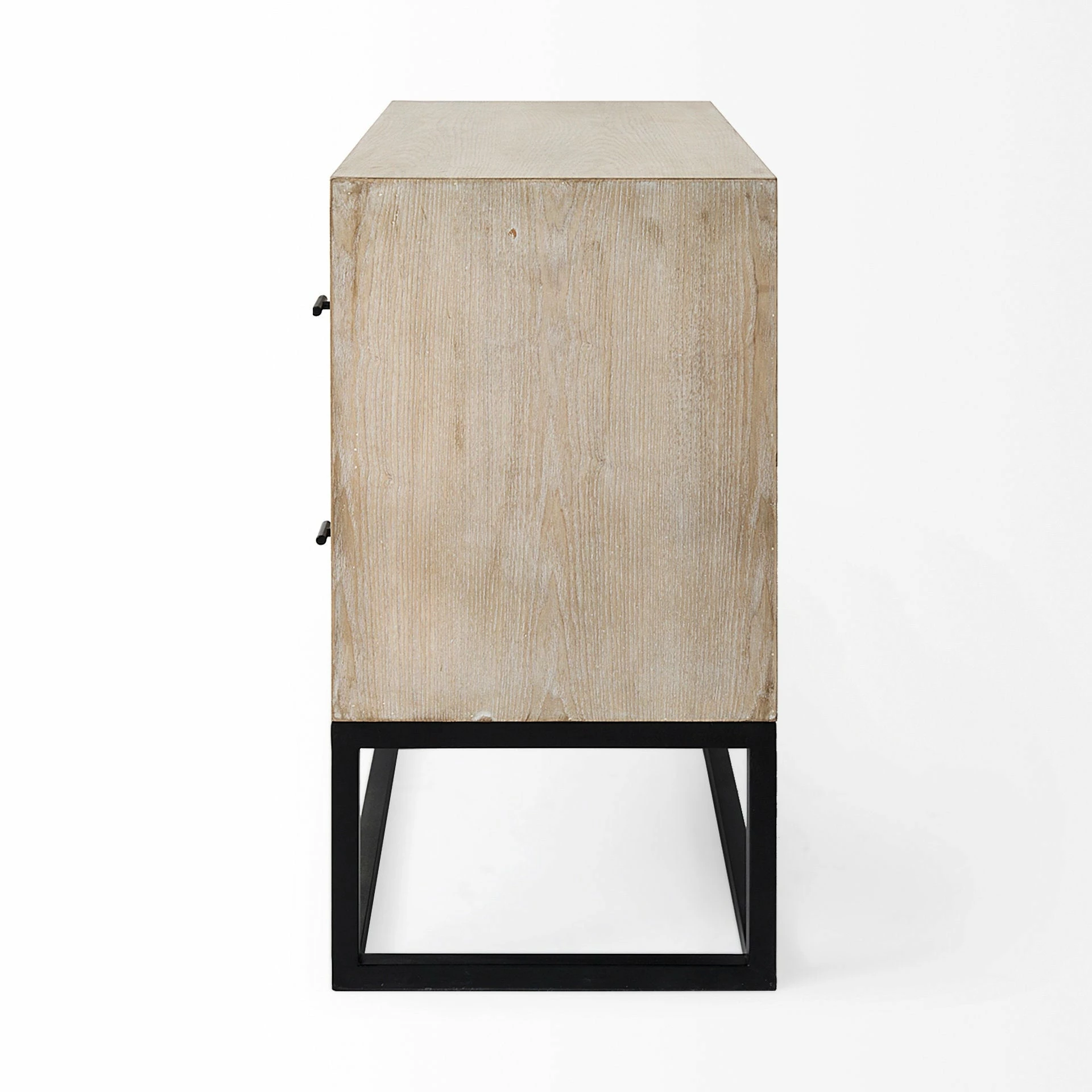 Promo ๐ Mercana Ciara Beige Fir Veneer Two Drawer Accent Cabinet ๐ - Image 3