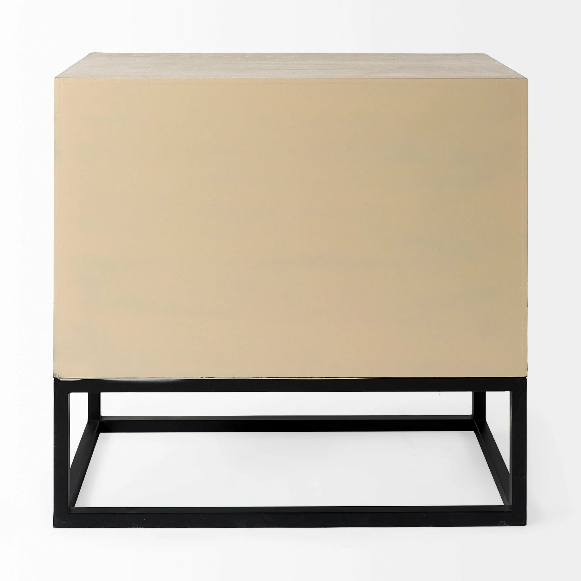 Promo ๐ Mercana Ciara Beige Fir Veneer Two Drawer Accent Cabinet ๐ - Image 4