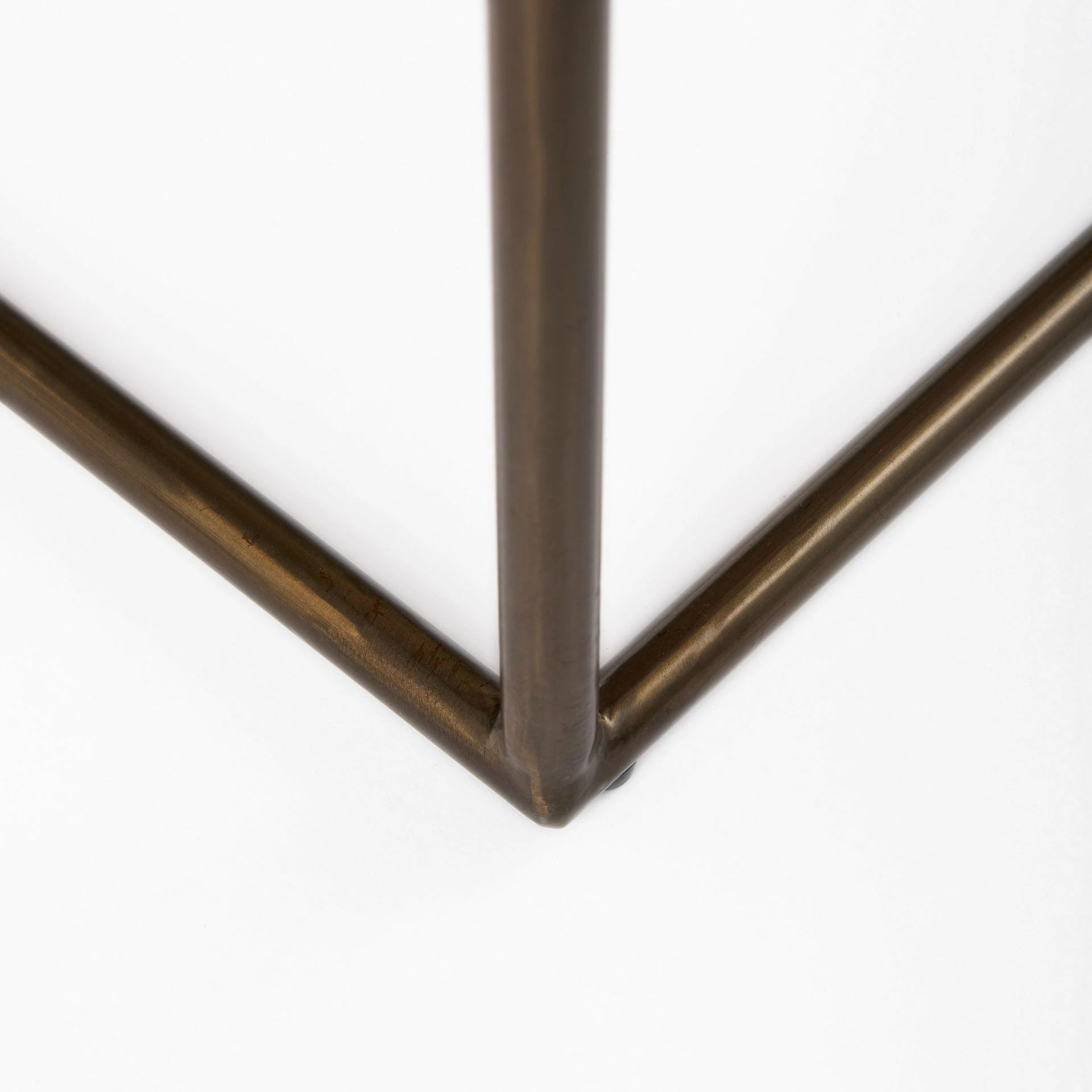 Best deal π Mercana Clarissa Black Woven Leather Seat W/ Black Iron Frame Stool Brown π - Image 8