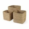 Best deal ✨ Mercana Copenhagen 15.7L X 15.7W X 15.7H (Set Of 3) Medium Brown Square Twisted Seagrass Square Basket 🔥
