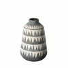 Buy 💯 Mercana Delaney Large Gray Patterned Ceramic Vase ⌛