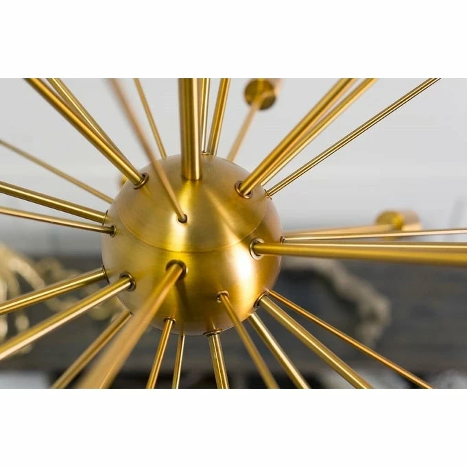 Promo โค๏ธ Mercana Edisonna II Gold Sputnik Twenty Bulb Chandelier - 30"W X 38"D X 38"H ๐ - Image 4