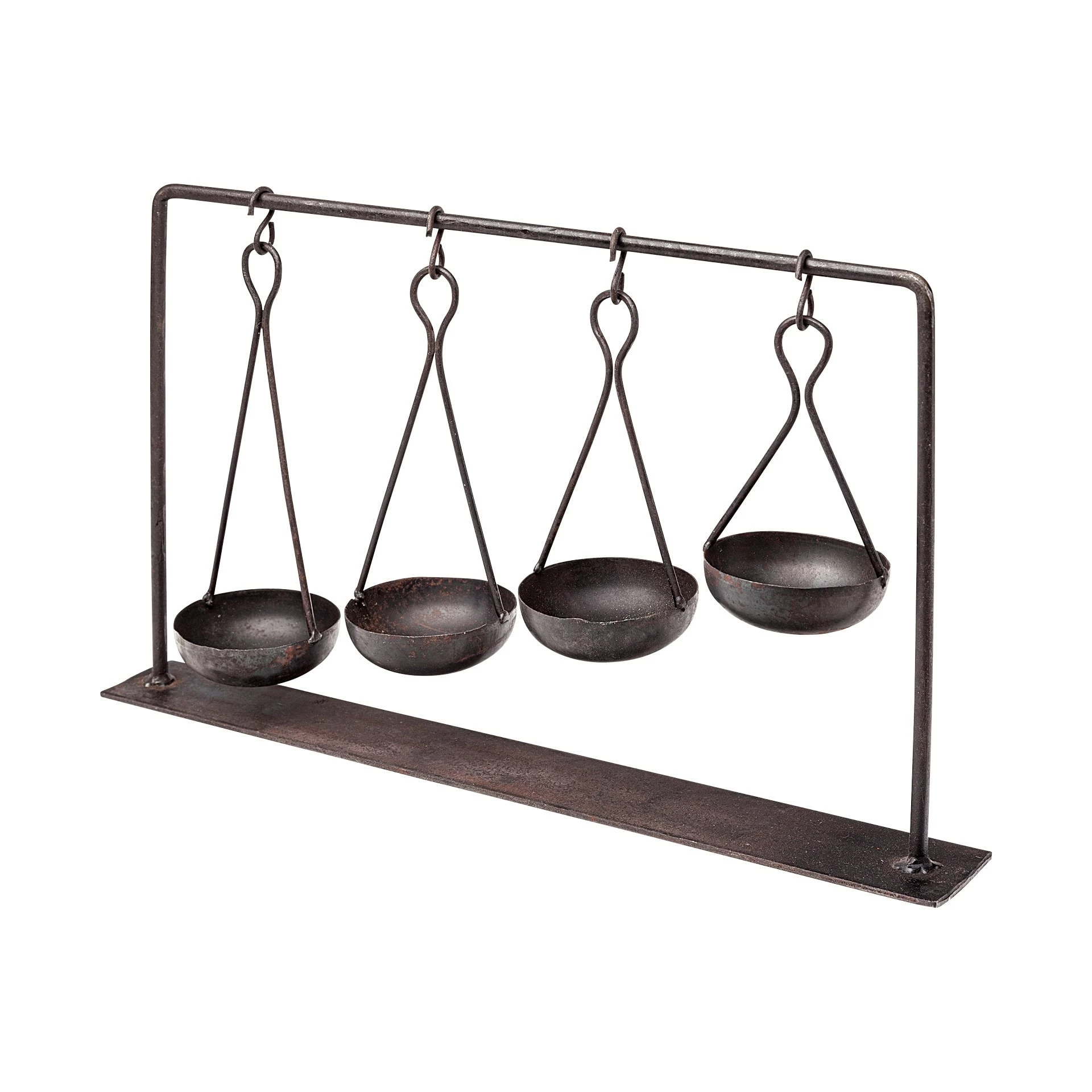 Coupon β Mercana Enos 19L X 3W Black Metal 4 Bowl Ancient Spice Market Decorative Display - 18.5L X 3.0W X 10.5H π₯°