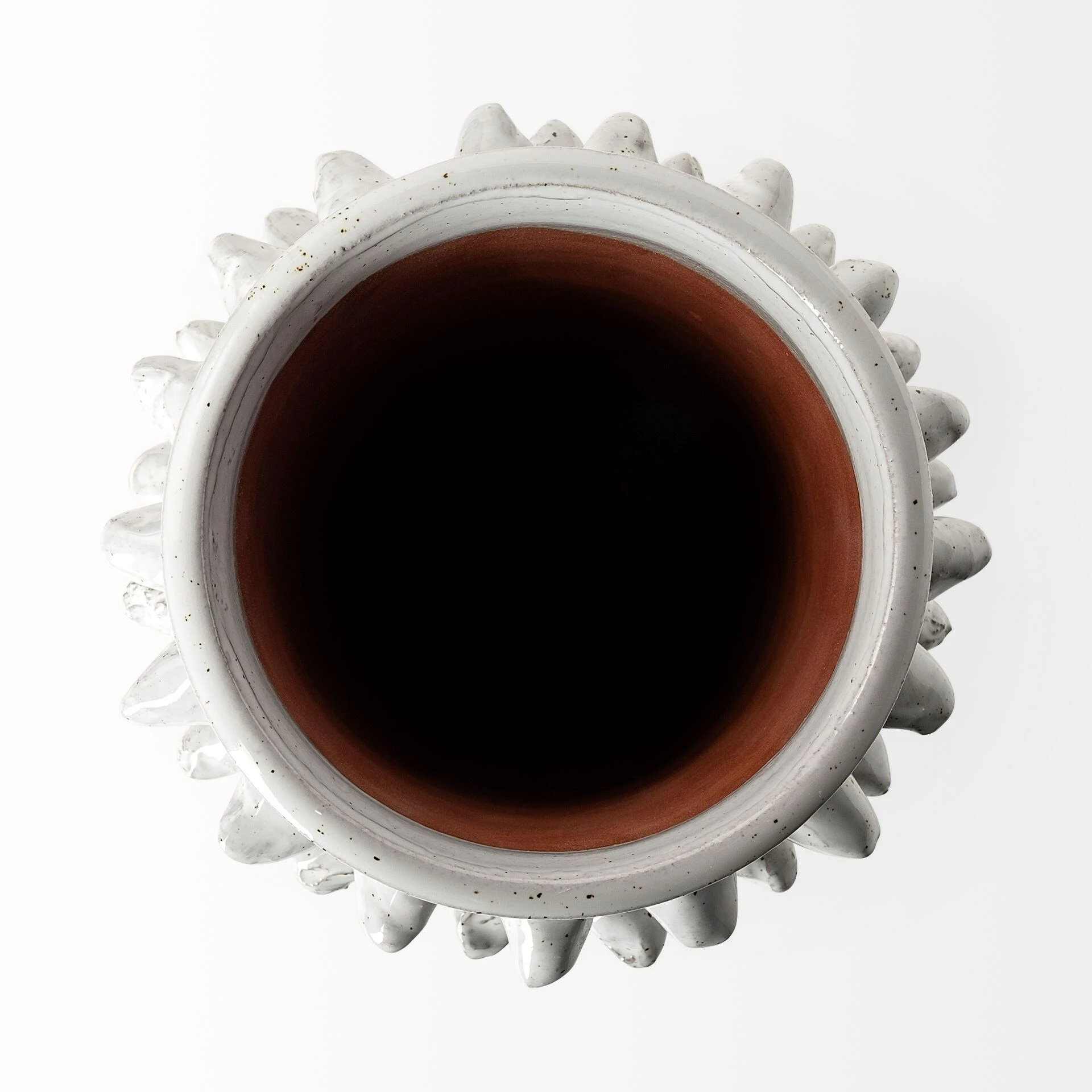 Hot Sale ๐ Mercana Farmhampton Large Gray Spoked Ceramic Vase ๐ - Image 3