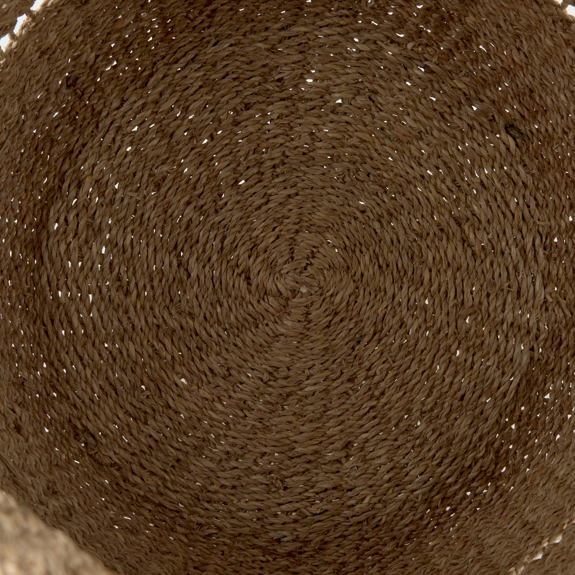 Buy π₯° Mercana Hayes 17.7L X 17.7W X 11.8H (Set Of 2) Medium Brown Seagrass Round Basket With Stripe Pattern π - Image 6