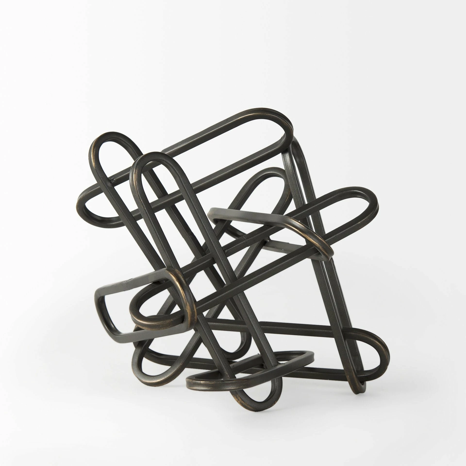 Coupon ๐ฏ Mercana Henderson 10.4L X 8.3W X 7.7H Black Metal Paperclip Decorative Object ๐ - Image 2