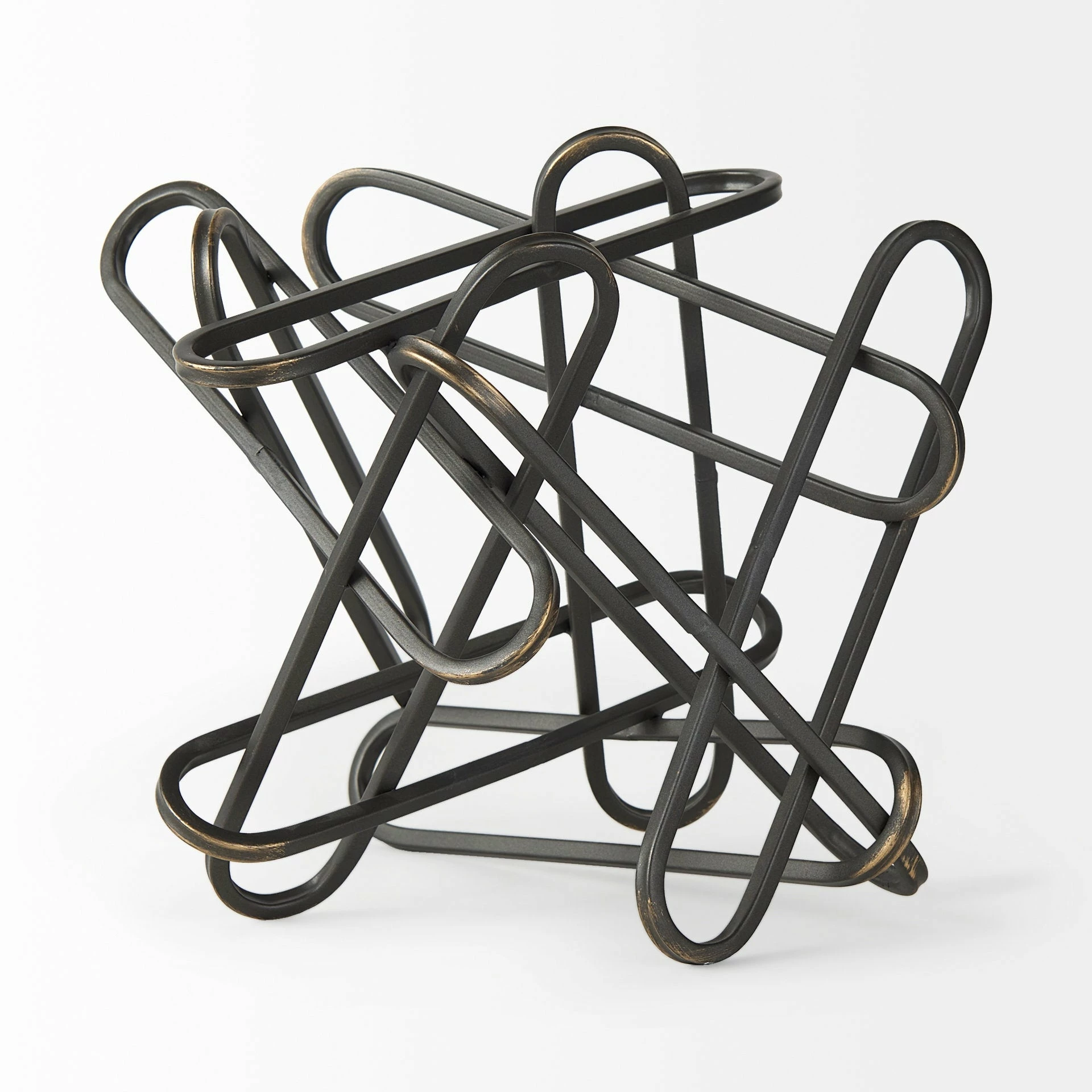 Coupon ๐ฏ Mercana Henderson 10.4L X 8.3W X 7.7H Black Metal Paperclip Decorative Object ๐ - Image 11