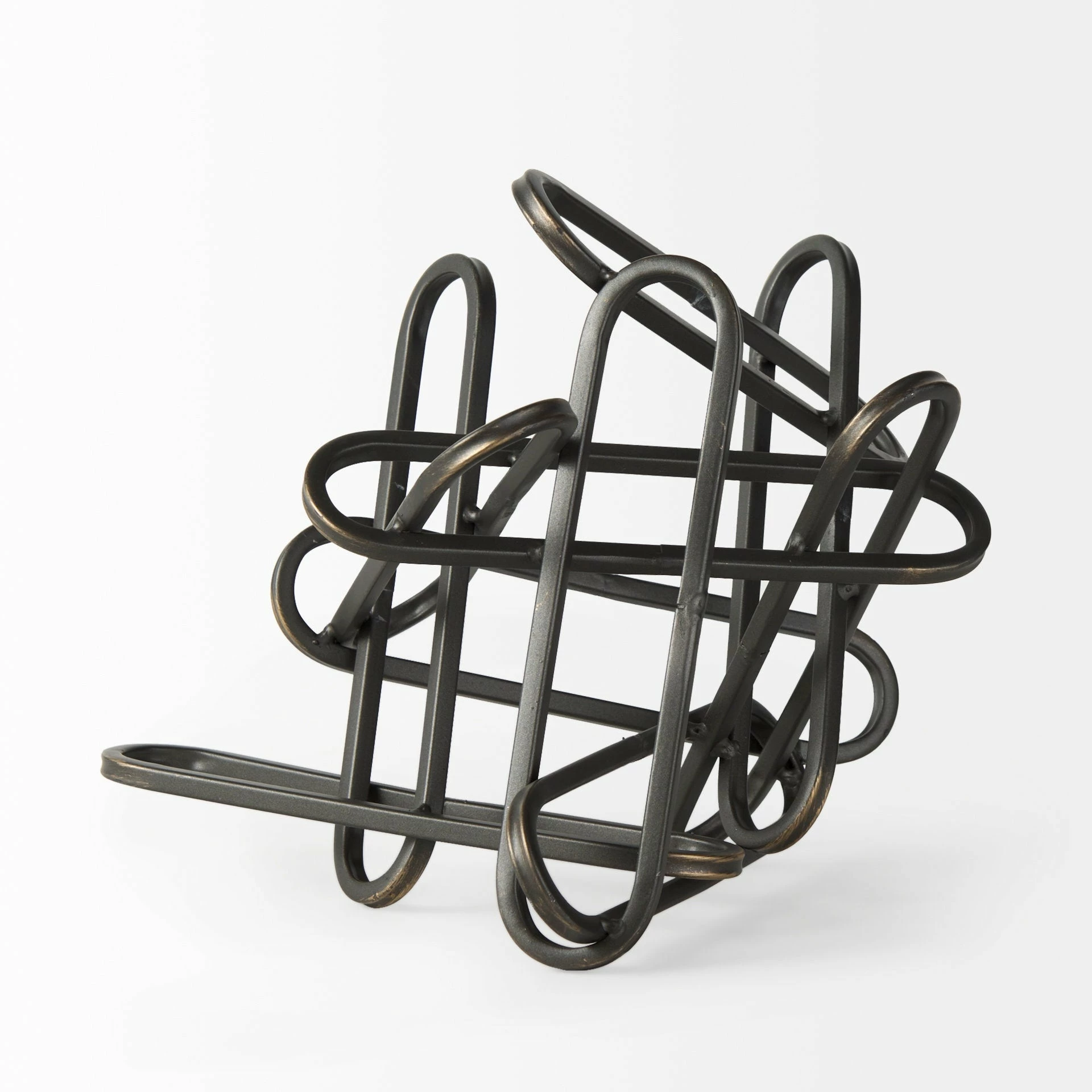 Coupon ๐ฏ Mercana Henderson 10.4L X 8.3W X 7.7H Black Metal Paperclip Decorative Object ๐ - Image 4