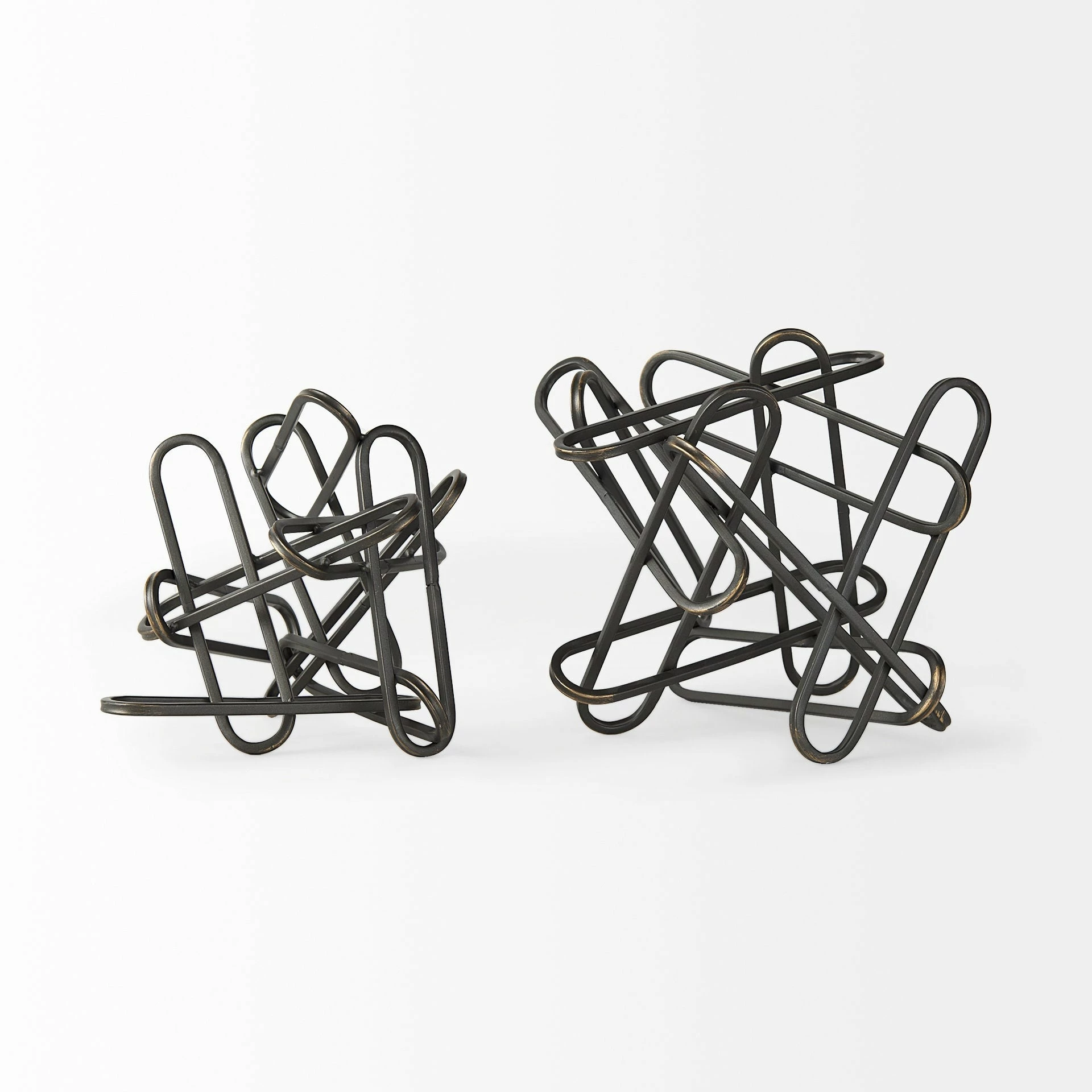 Coupon ๐ฏ Mercana Henderson 10.4L X 8.3W X 7.7H Black Metal Paperclip Decorative Object ๐ - Image 5
