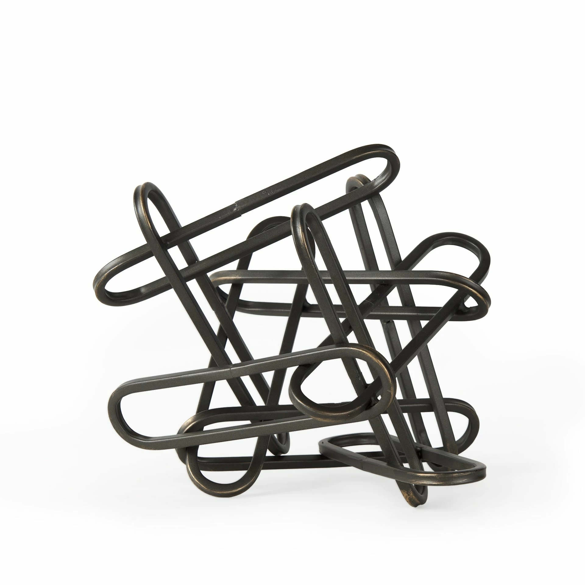 Coupon ๐ฏ Mercana Henderson 10.4L X 8.3W X 7.7H Black Metal Paperclip Decorative Object ๐