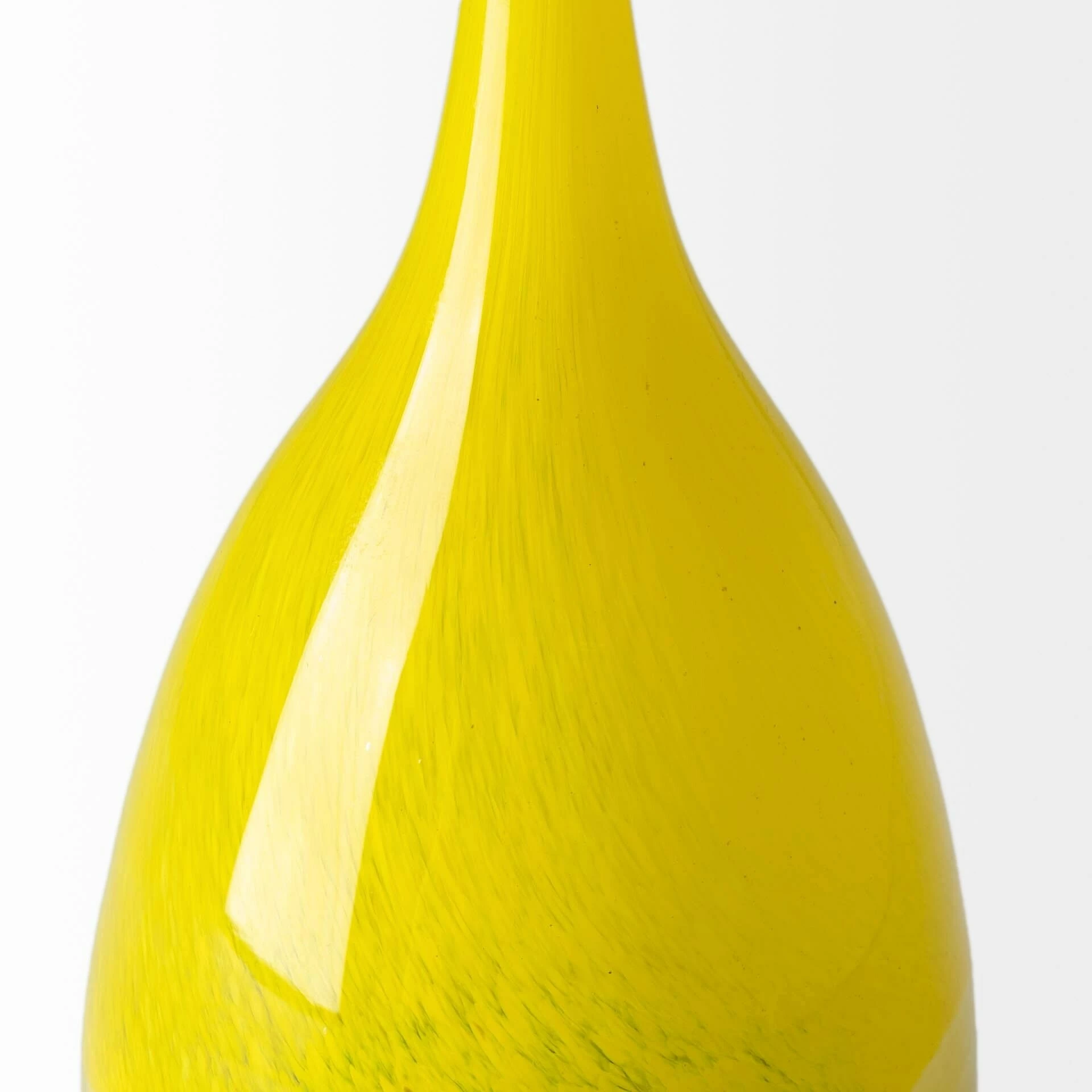 Cheap ✔️ Mercana Jasse Yellow & Gray Ombre Glass Vase 👏 - Image 13