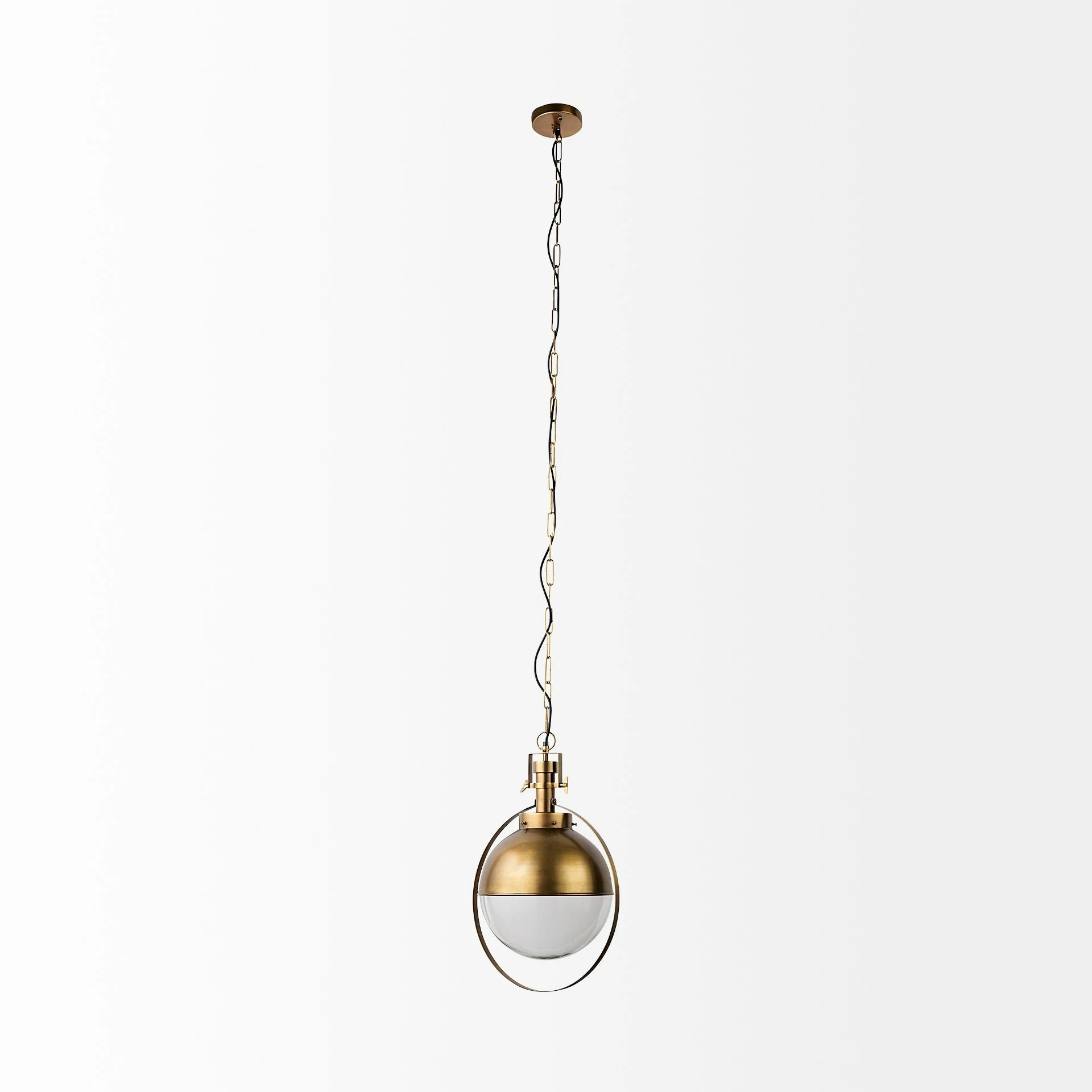 Best reviews of โค๏ธ Mercana Leighton I Gold Toned Metal Spherical Pendant Light - 15"W X 15"D X 20"H ๐ - Image 2