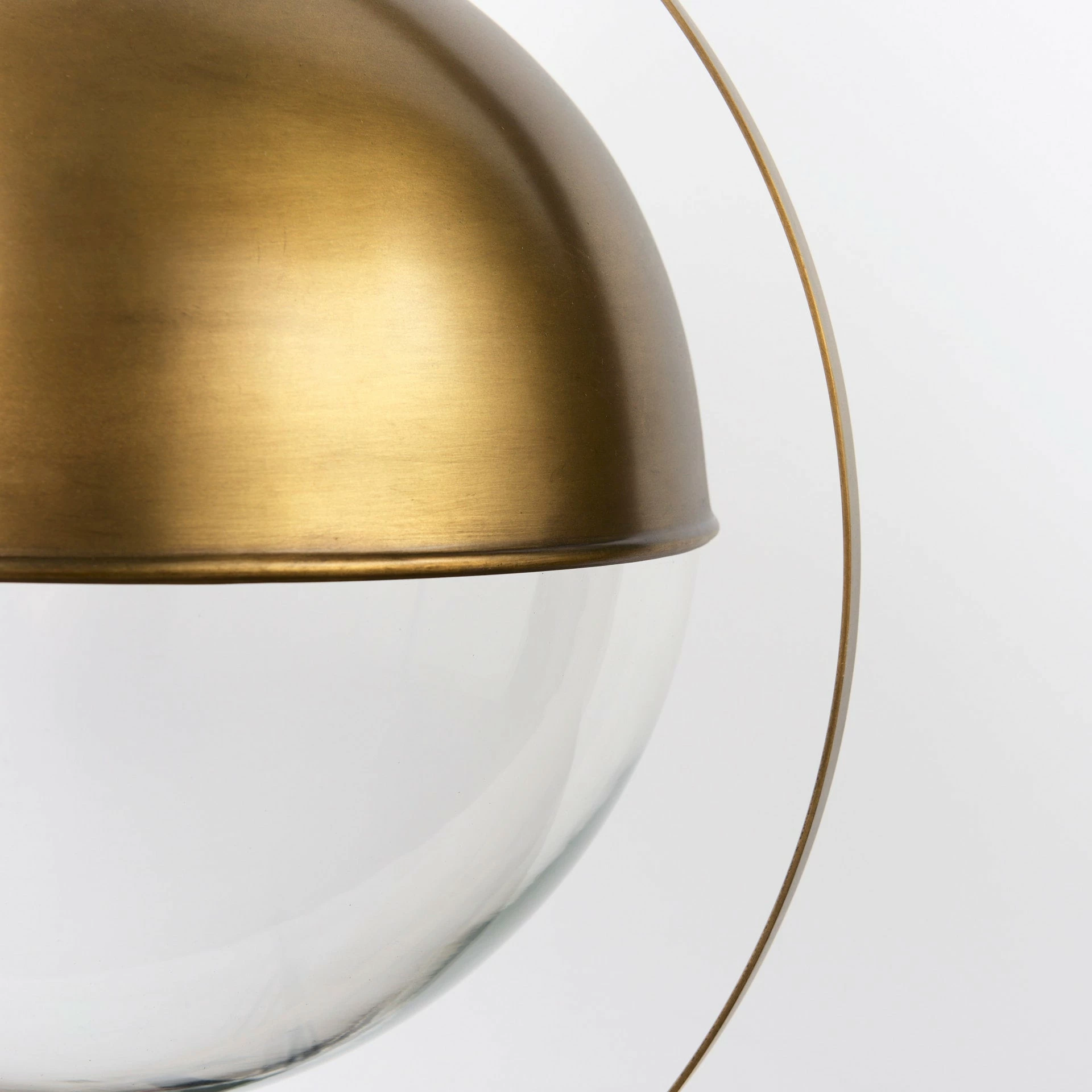 Best reviews of โค๏ธ Mercana Leighton I Gold Toned Metal Spherical Pendant Light - 15"W X 15"D X 20"H ๐ - Image 7