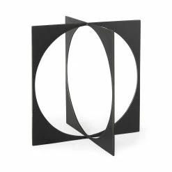 Deals 😉 Mercana Lima 4.5L X 4.5W X 5.5H Gunmetal Gray Metal Large Decorative Object Gold 😍