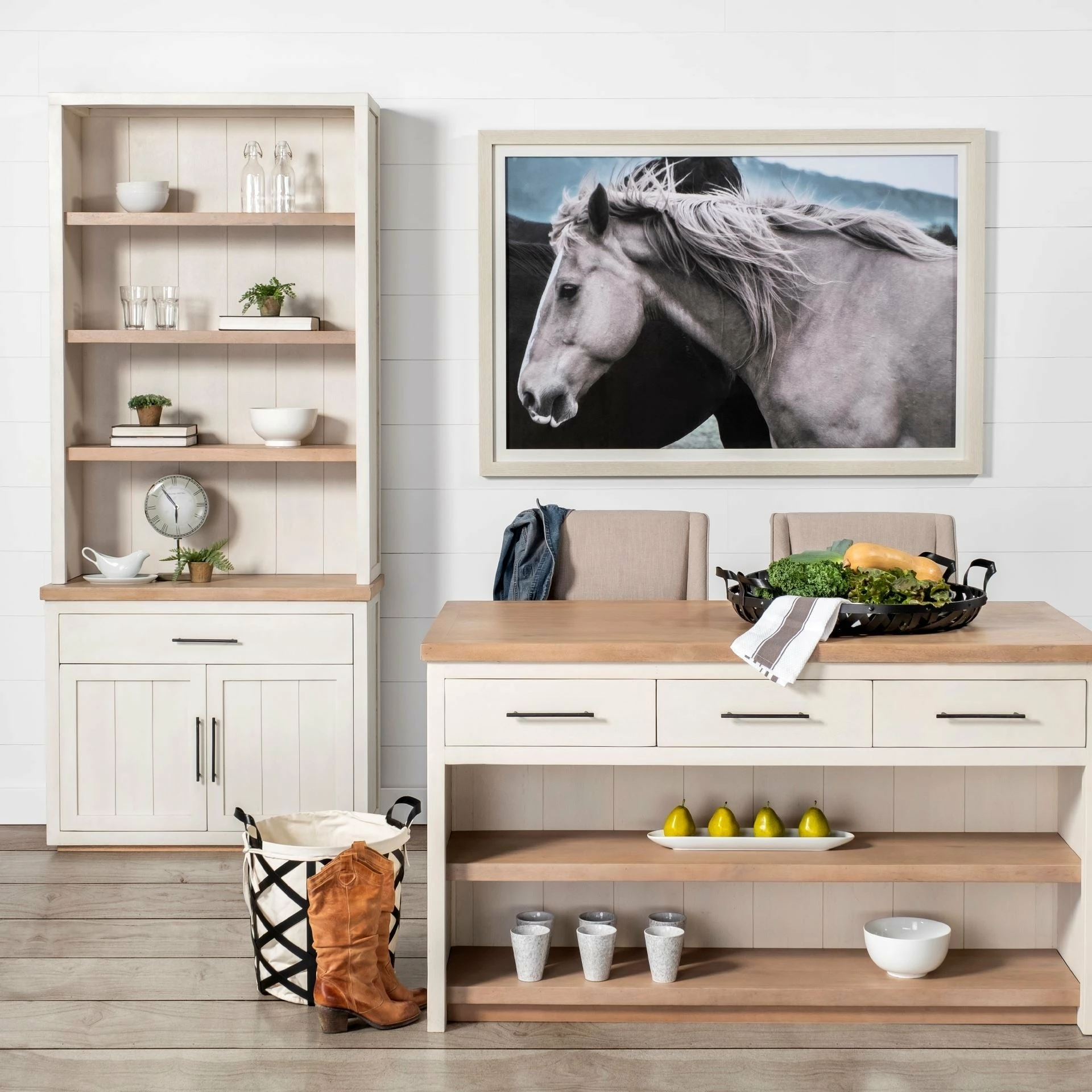 Cheapest โจ Mercana Liya 18L X 15W Black Metal Basket With Cream Fabric Liner ๐ - Image 7