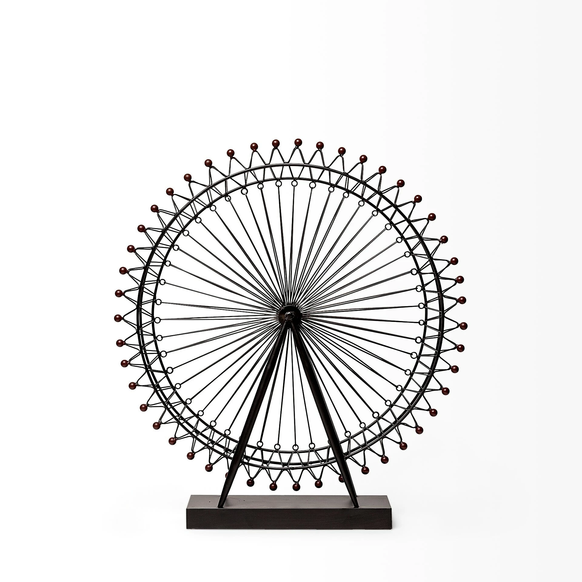 Flash Sale ๐ฏ Mercana London Eye Black Metal Ferris Wheel Decorative Object - 3.0L X 25.0W X 27.0H ๐ - Image 2