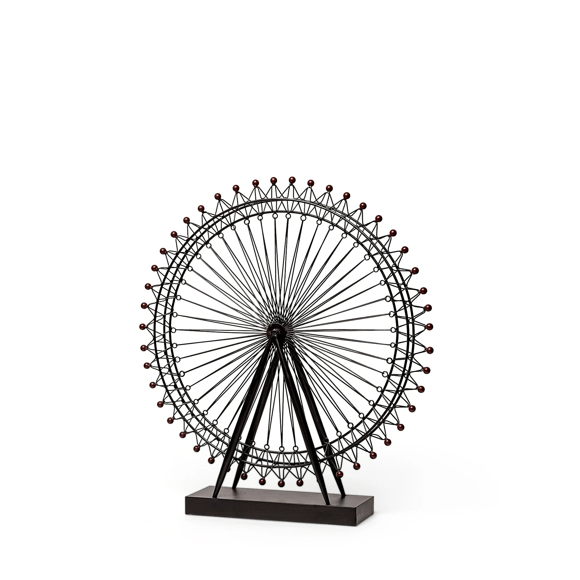 Flash Sale ๐ฏ Mercana London Eye Black Metal Ferris Wheel Decorative Object - 3.0L X 25.0W X 27.0H ๐