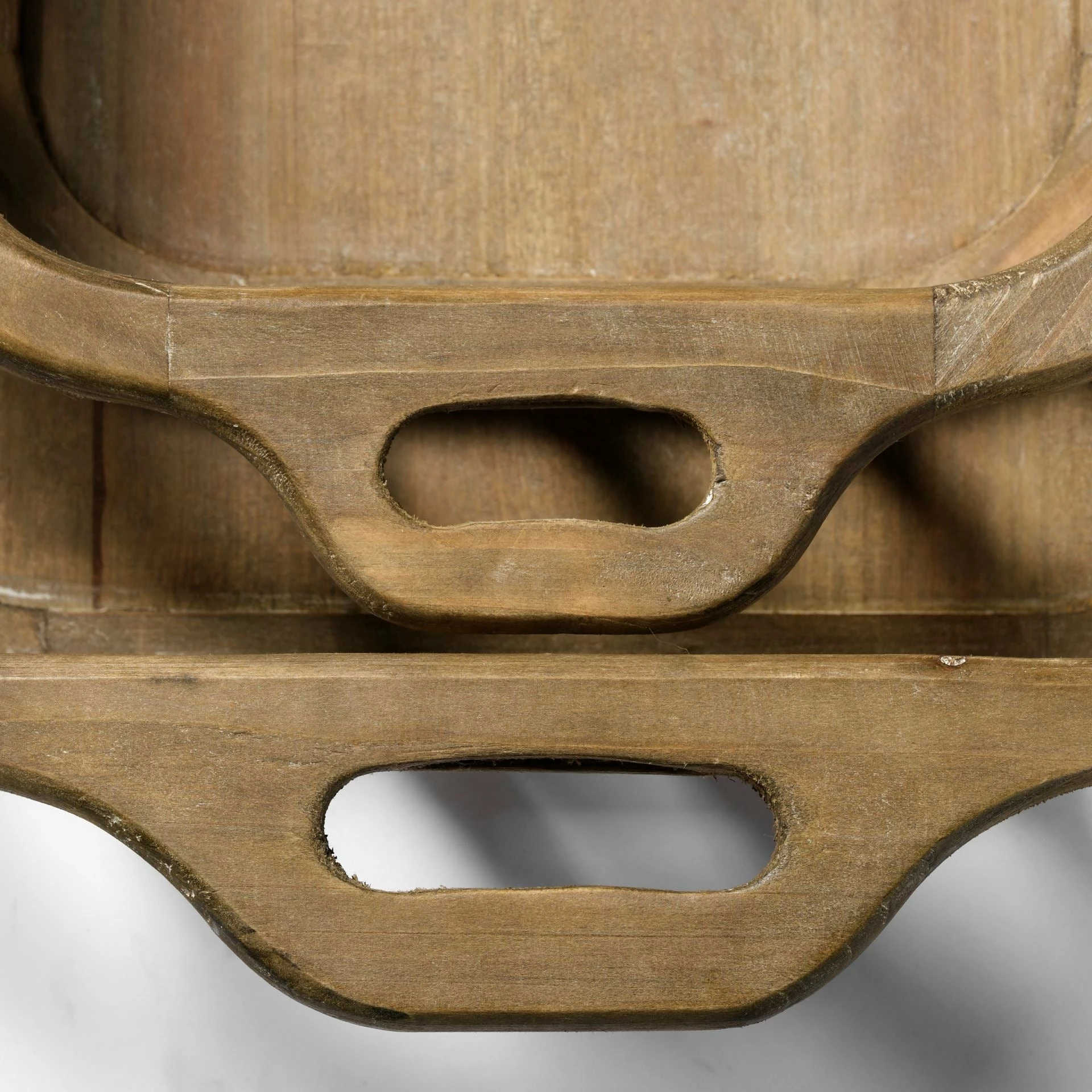 Best deal ๐ Mercana Louis Set Of 2 Natural Wood Slated Nesting Trays - 27.6L X 14.0W X 4.9H โจ - Image 7