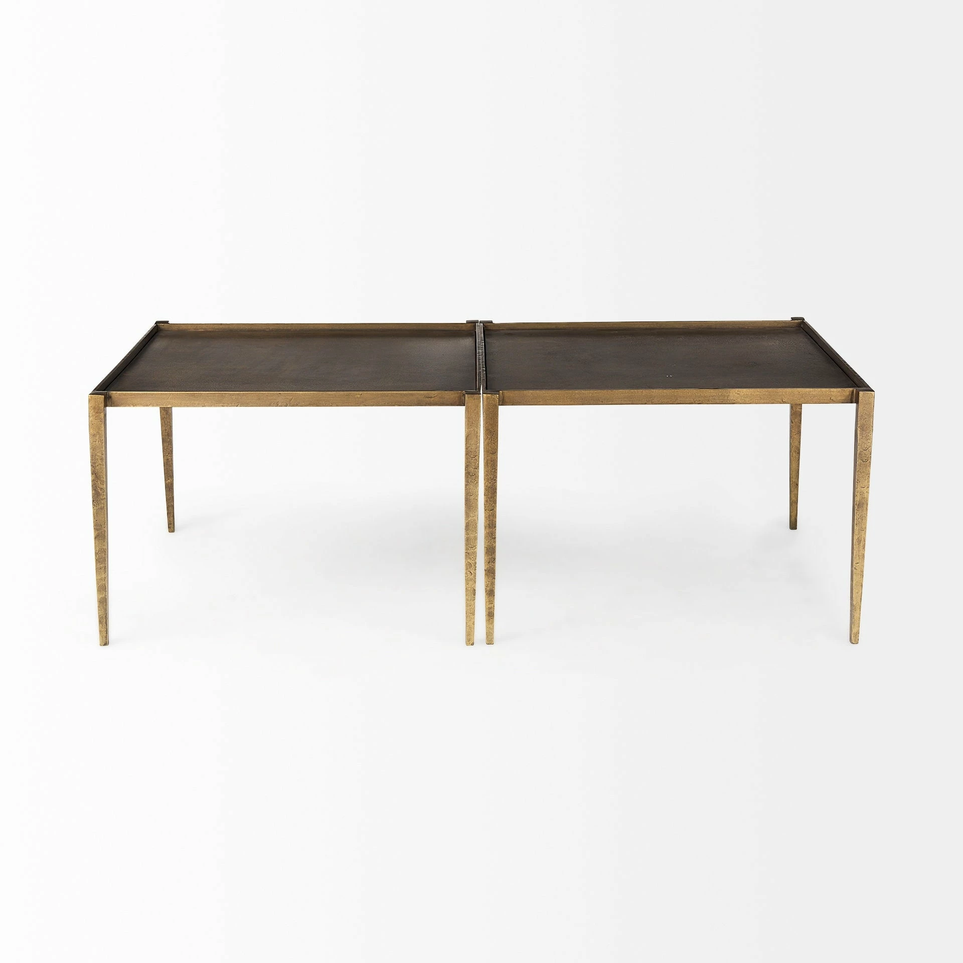 Best reviews of ❤️ Mercana Lydia 23.3 X 23.3 X 16.0 Dark Brown Iron Top W/ Antique Gold Iron Base Coffee Table - 23.3L X 23.3W X 16.0H 🥰 - Image 6