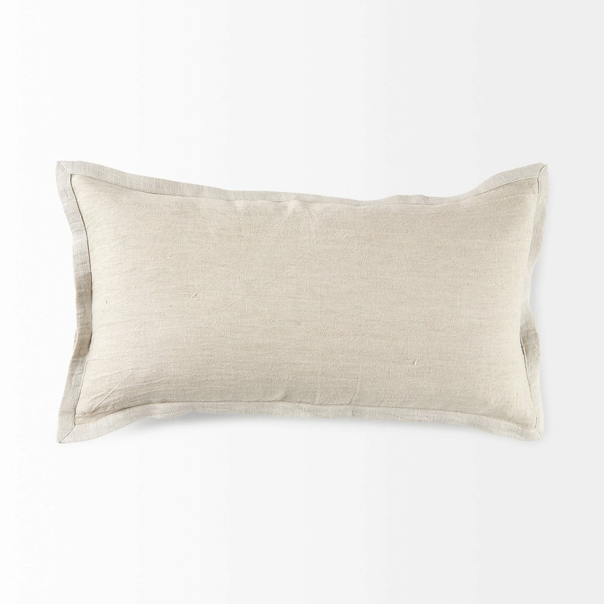 Best Pirce ๐ Mercana Mae 14L X 26W Beige Fabric Decorative Pillow Cover ๐งจ - Image 5