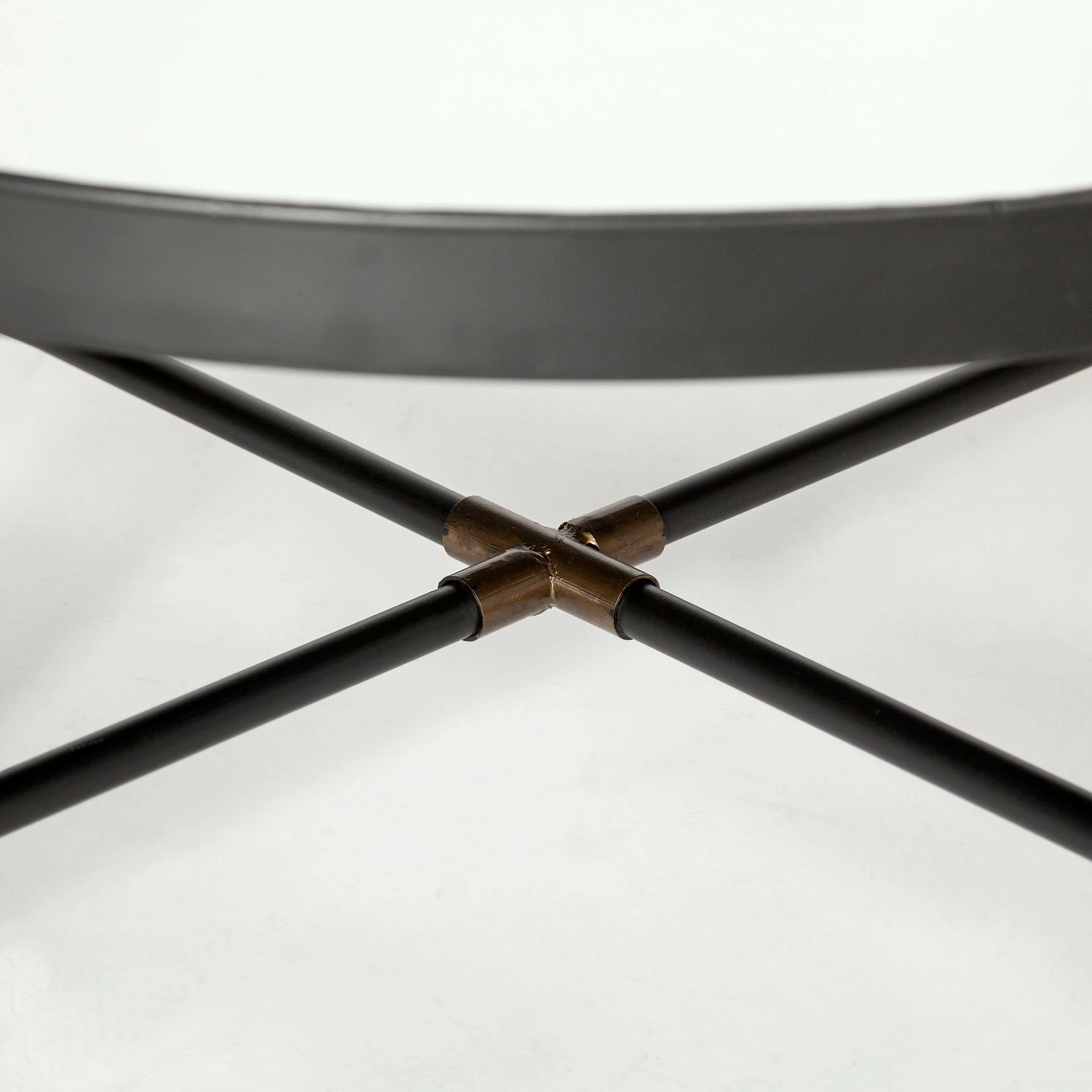 Best reviews of 🥰 Mercana Marshall Black Round Mirrored Top W/Metal Base Coffee Table 😀 - Image 4