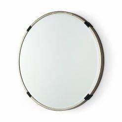 Cheapest 🌟 Mercana Melissa 23" Small Round Gold Metal Wall Mirror 🌟