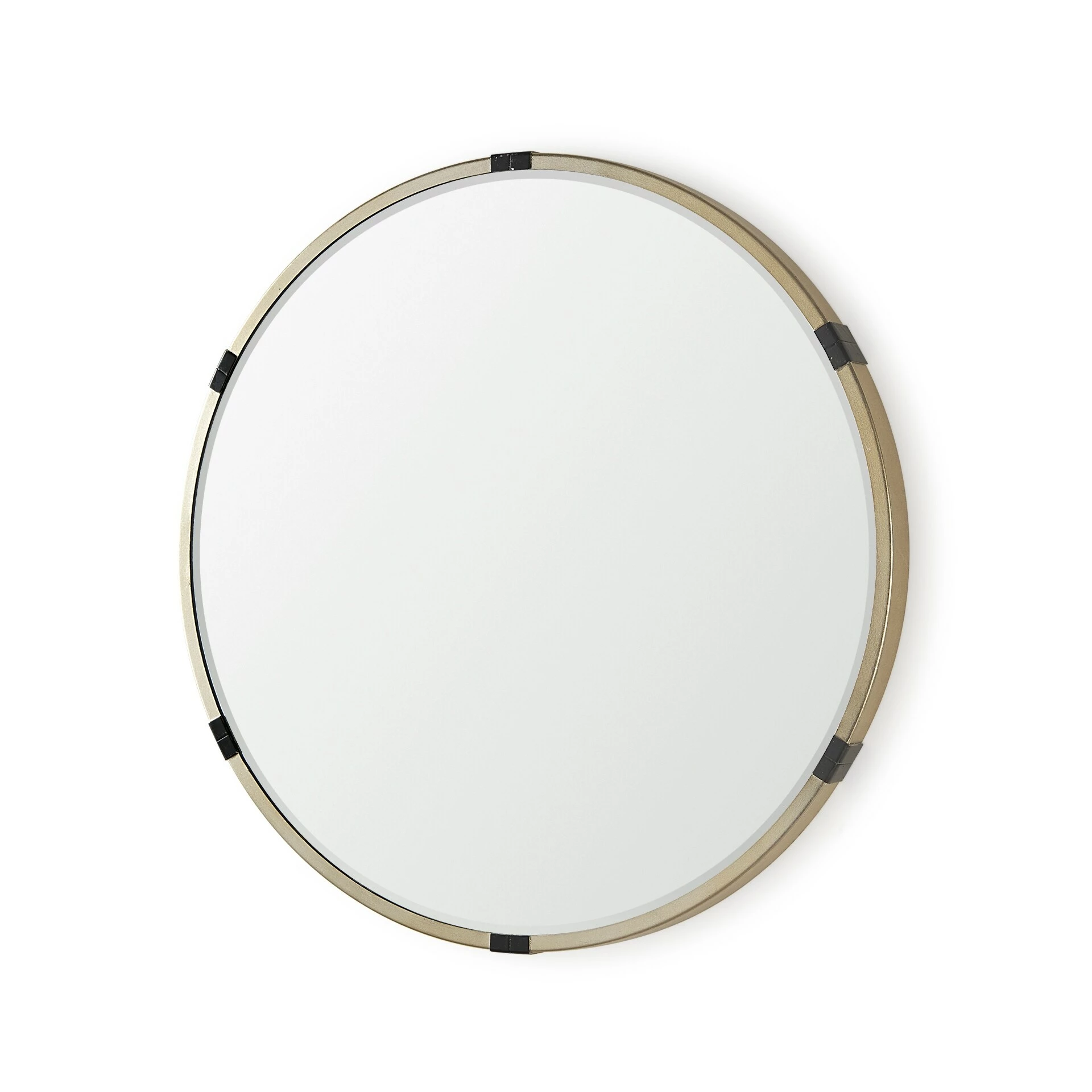 Cheapest π Mercana Melissa 23" Small Round Gold Metal Wall Mirror π - Image 6