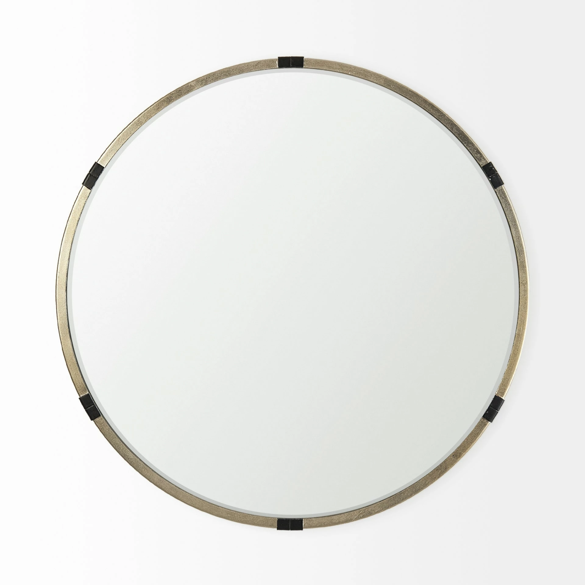 Cheapest π Mercana Melissa 23" Small Round Gold Metal Wall Mirror π - Image 7