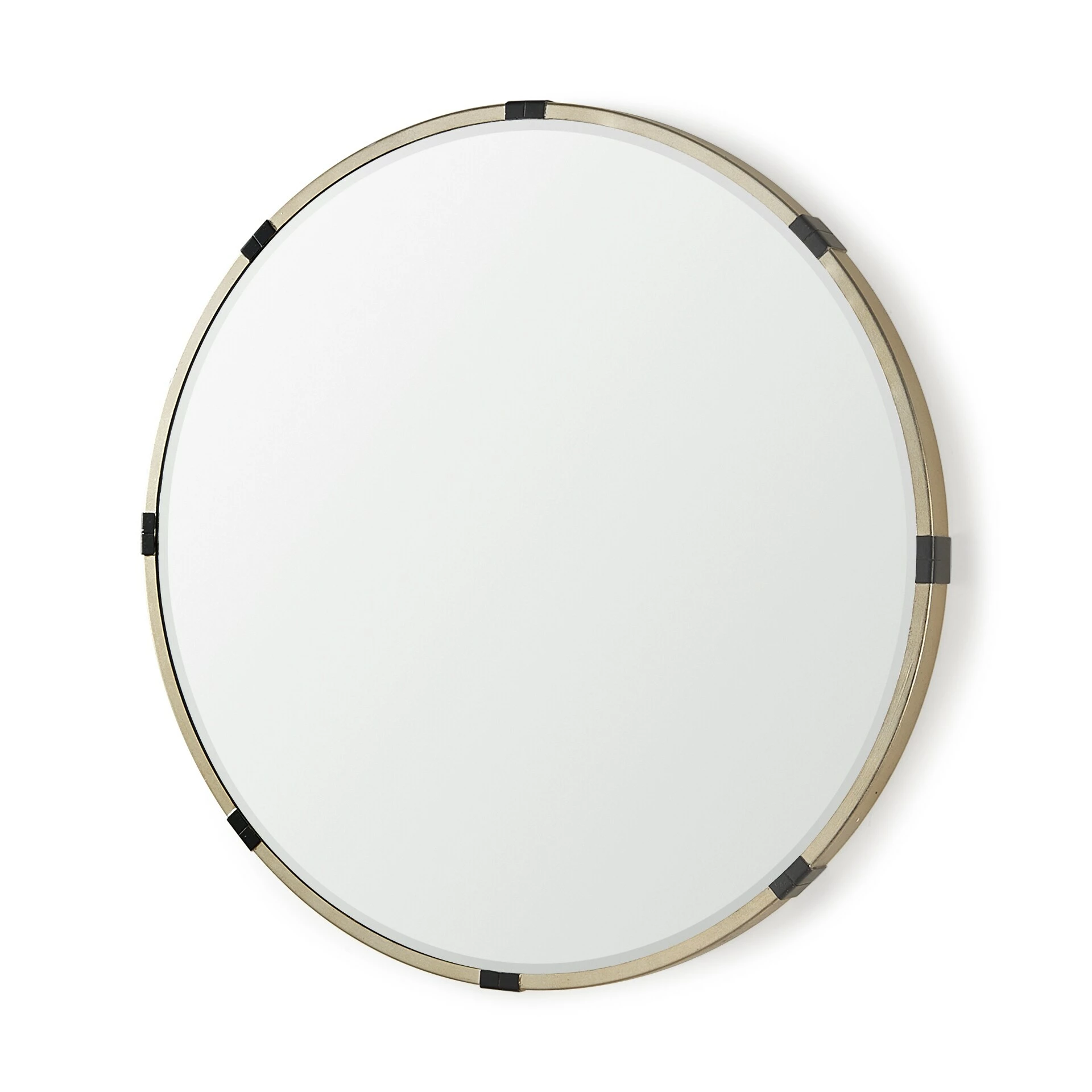 Cheapest π Mercana Melissa 23" Small Round Gold Metal Wall Mirror π - Image 9