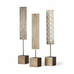 Discount 👍 Mercana Arondale (Set Of 3) 4L X 12W Gold Cutout Decorative Objects ⭐