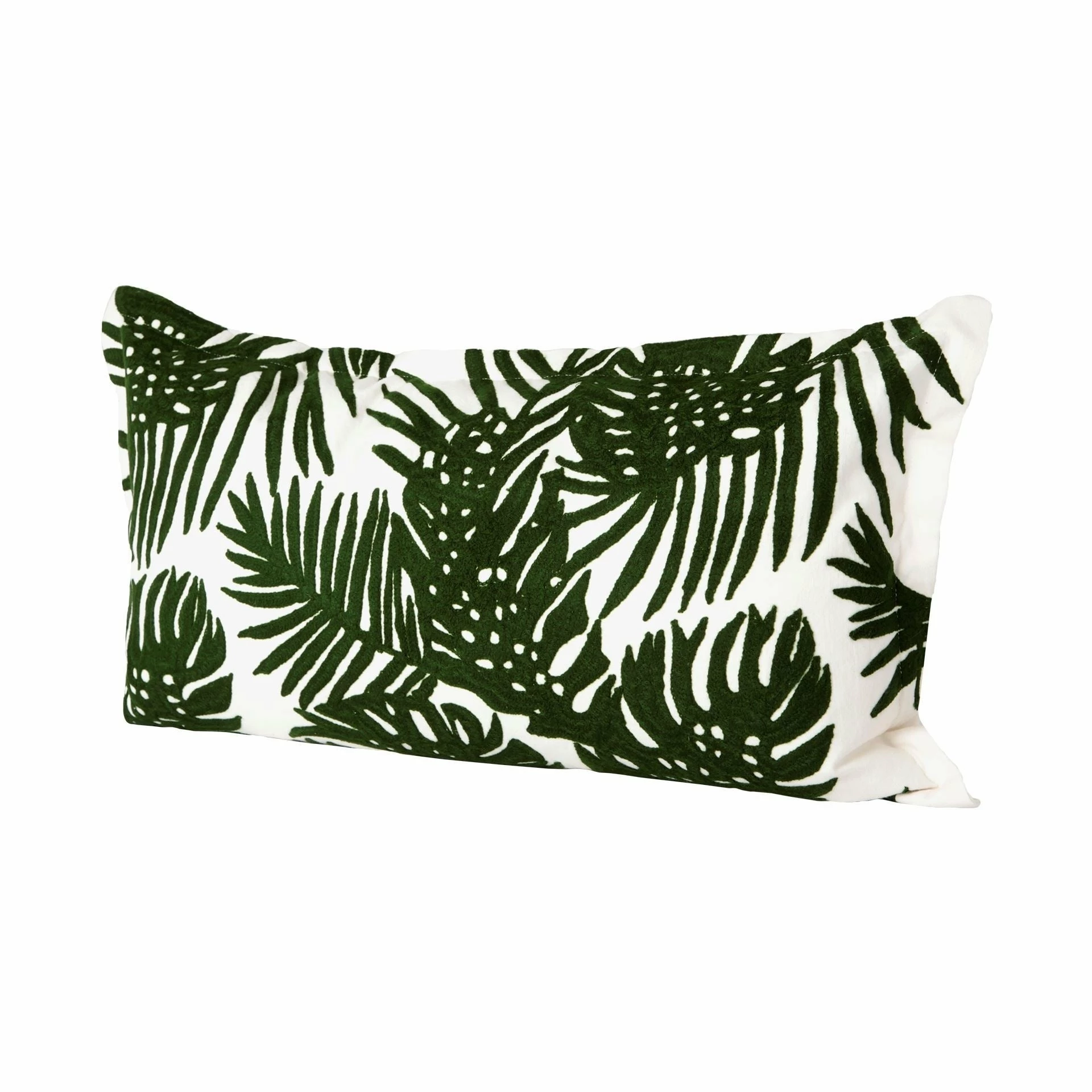 Best Pirce ๐ฅ Mercana Boyle II 13 X 21 Green Tropical Palm Leaf Decorative Pillow Cover ๐