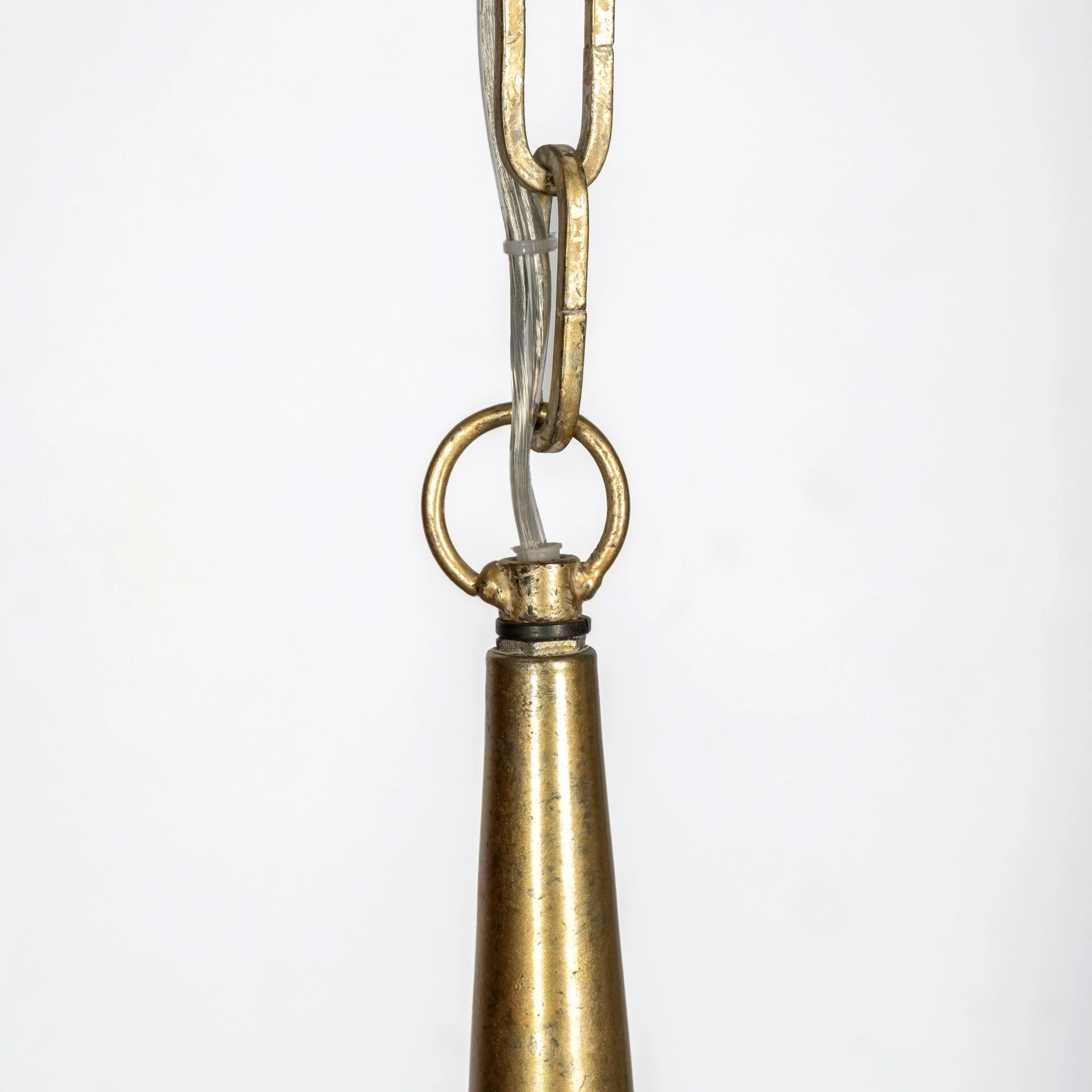 Best reviews of ๐ฏ Mercana Capsa Antique Gold & Silver Toned Metal Dome Pendant Light - 17"W X 17"D X 29"H ๐ฏ - Image 5